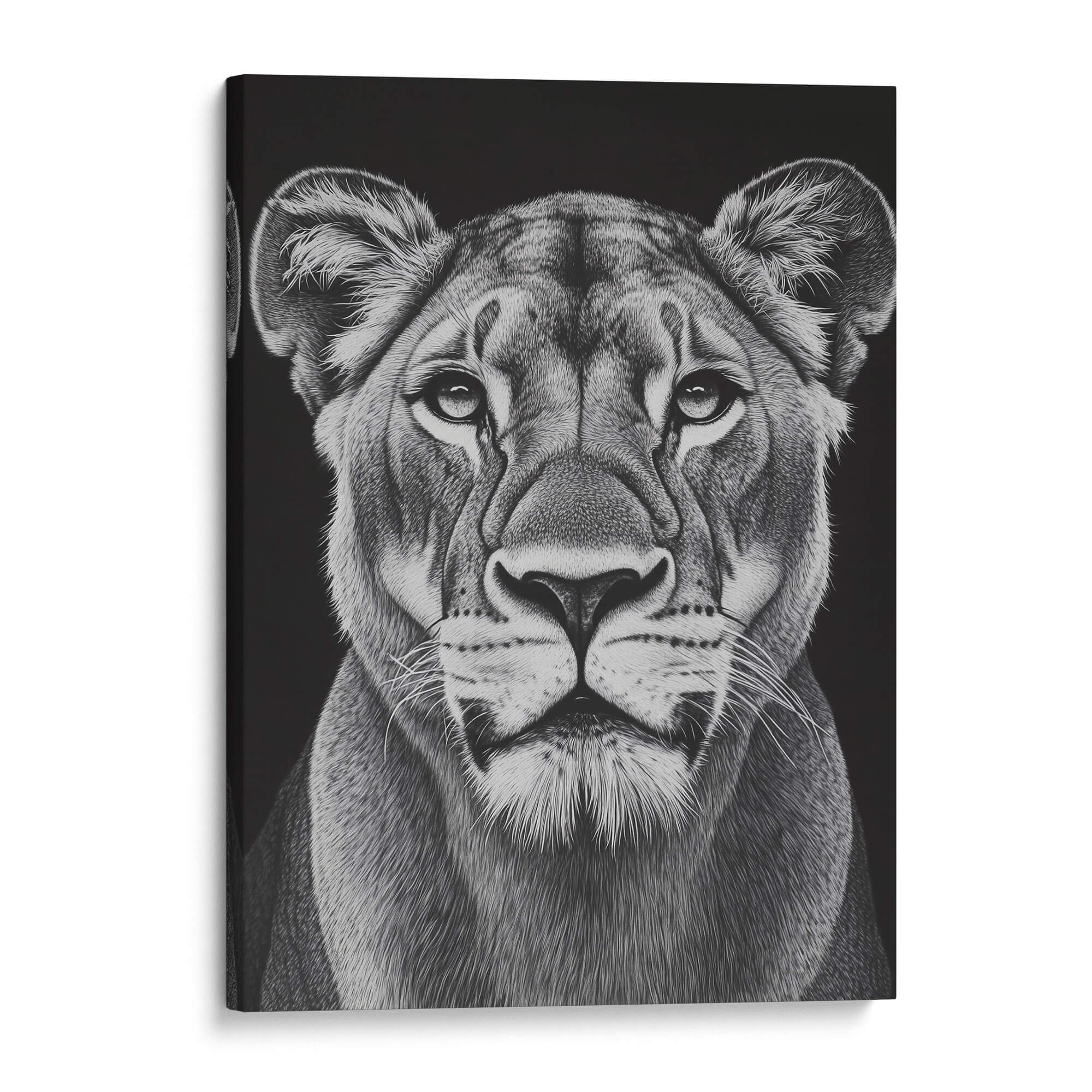 Lioness Portrait Canvas Print Canvas Art Wildfrog Art