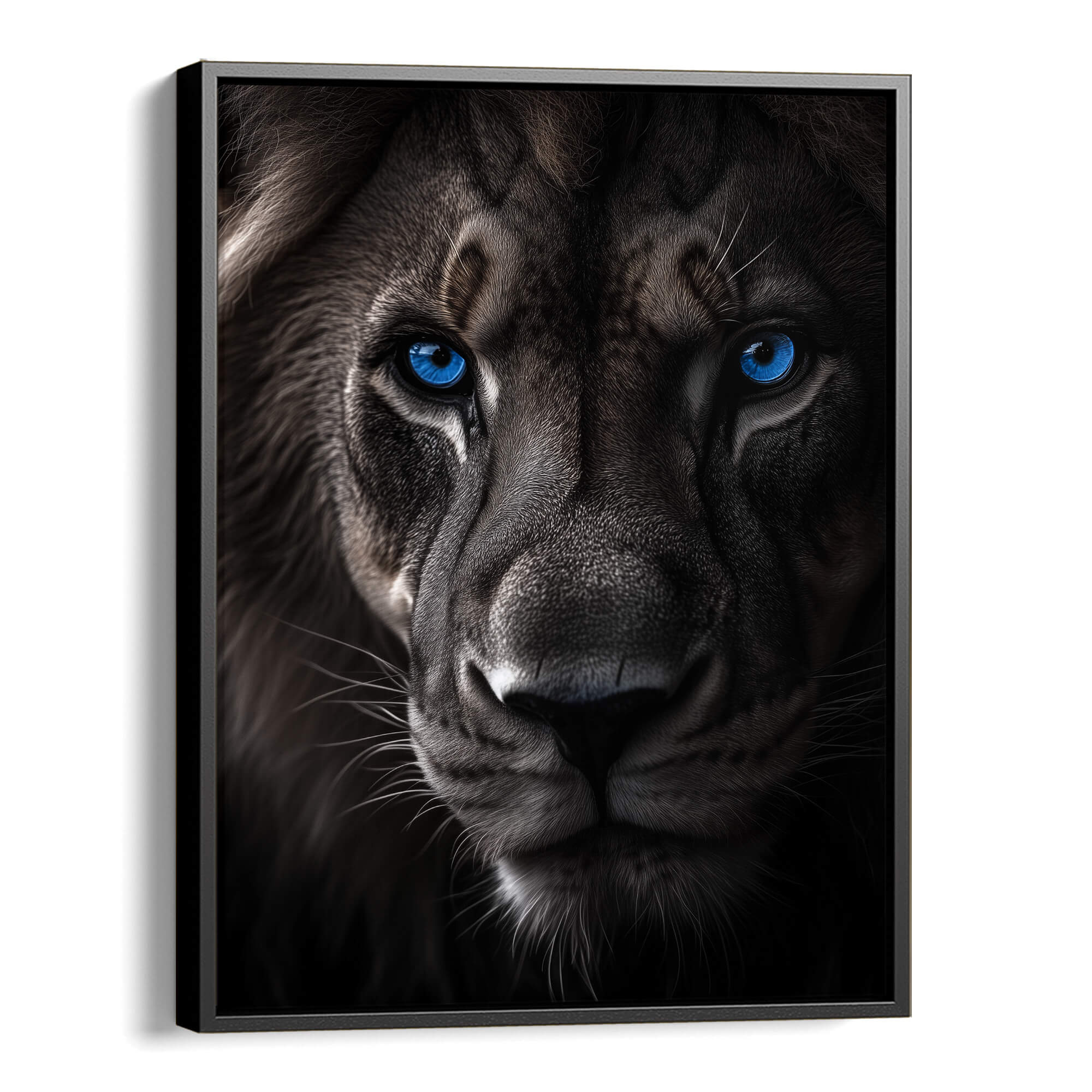 Lion with Golden Mane Canvas Print Canvas Art Wildfrog Art