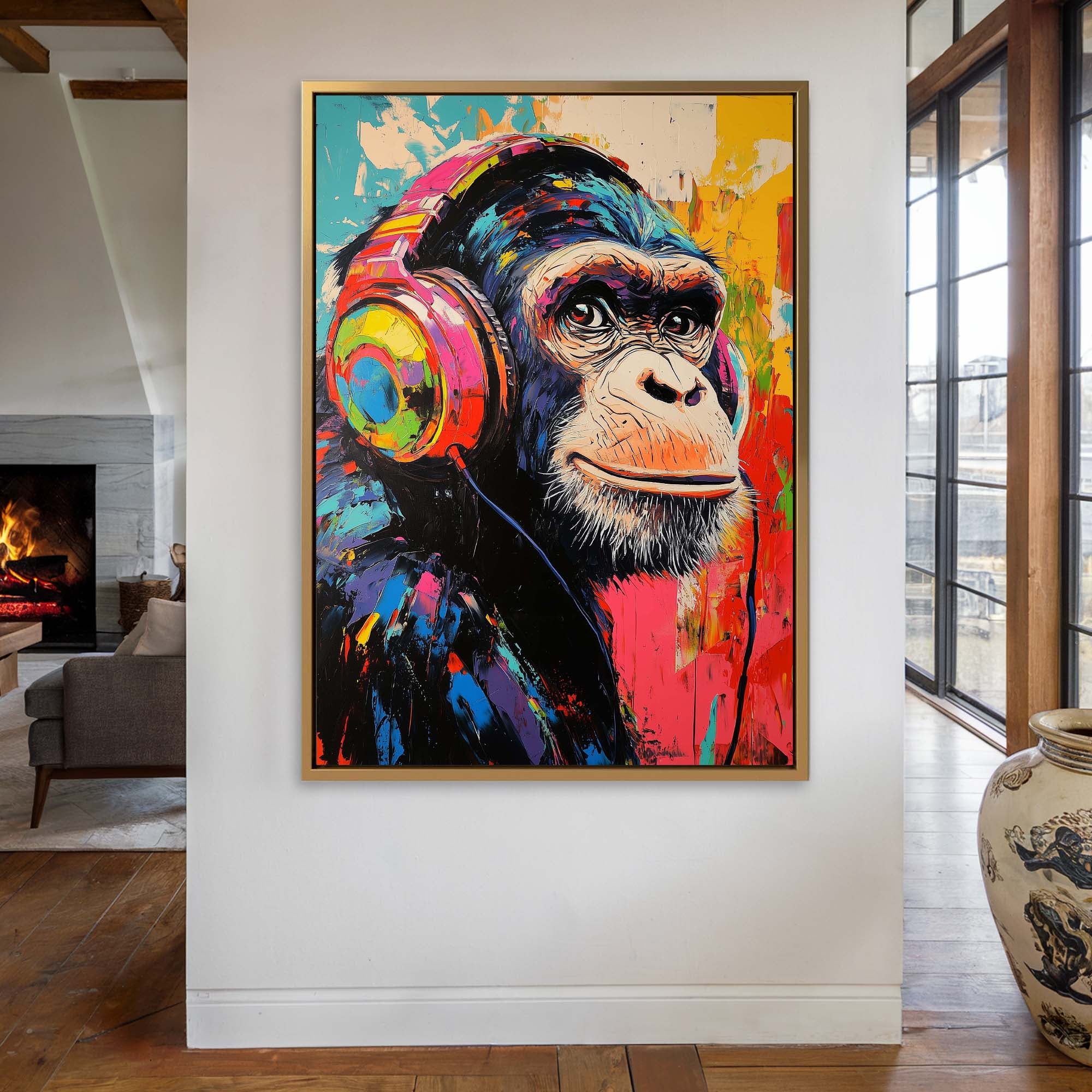Love of Music No2 Canvas Print Canvas Art Wildfrog Art