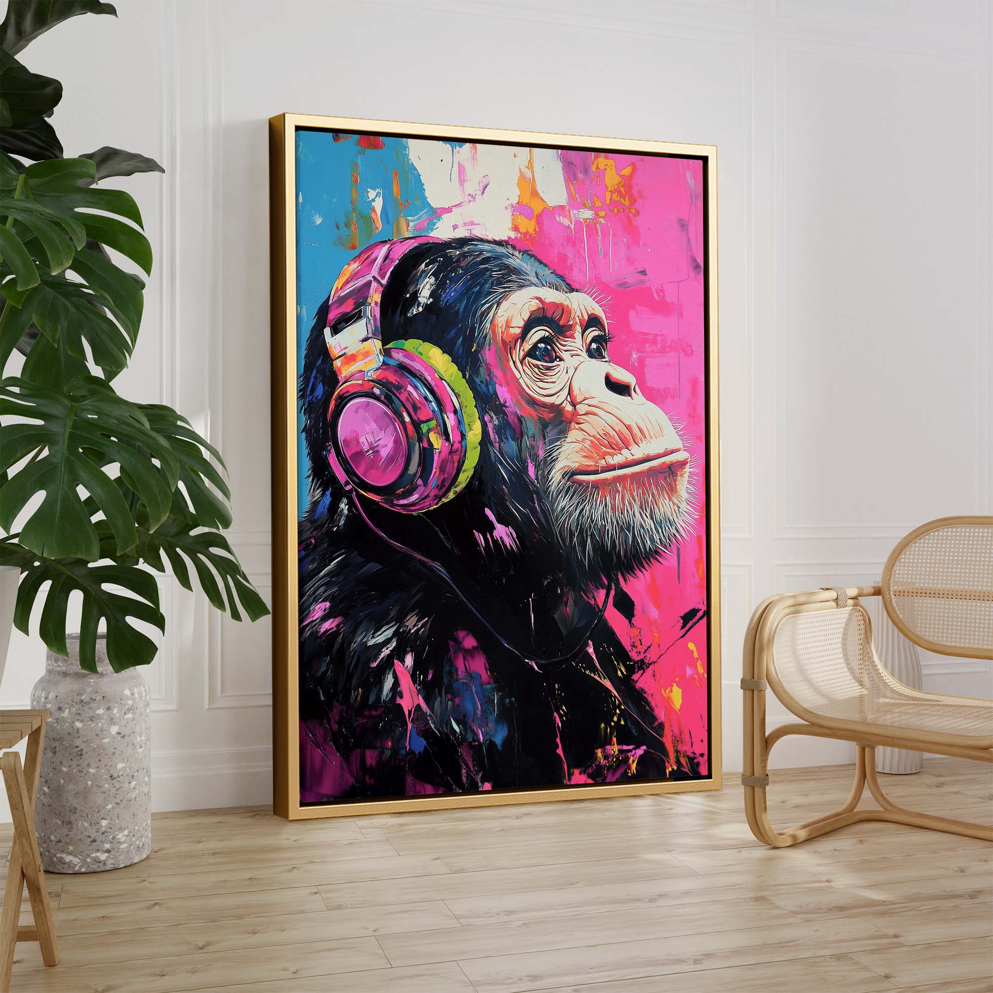 Love of Music No3-Pink Edition Canvas Print