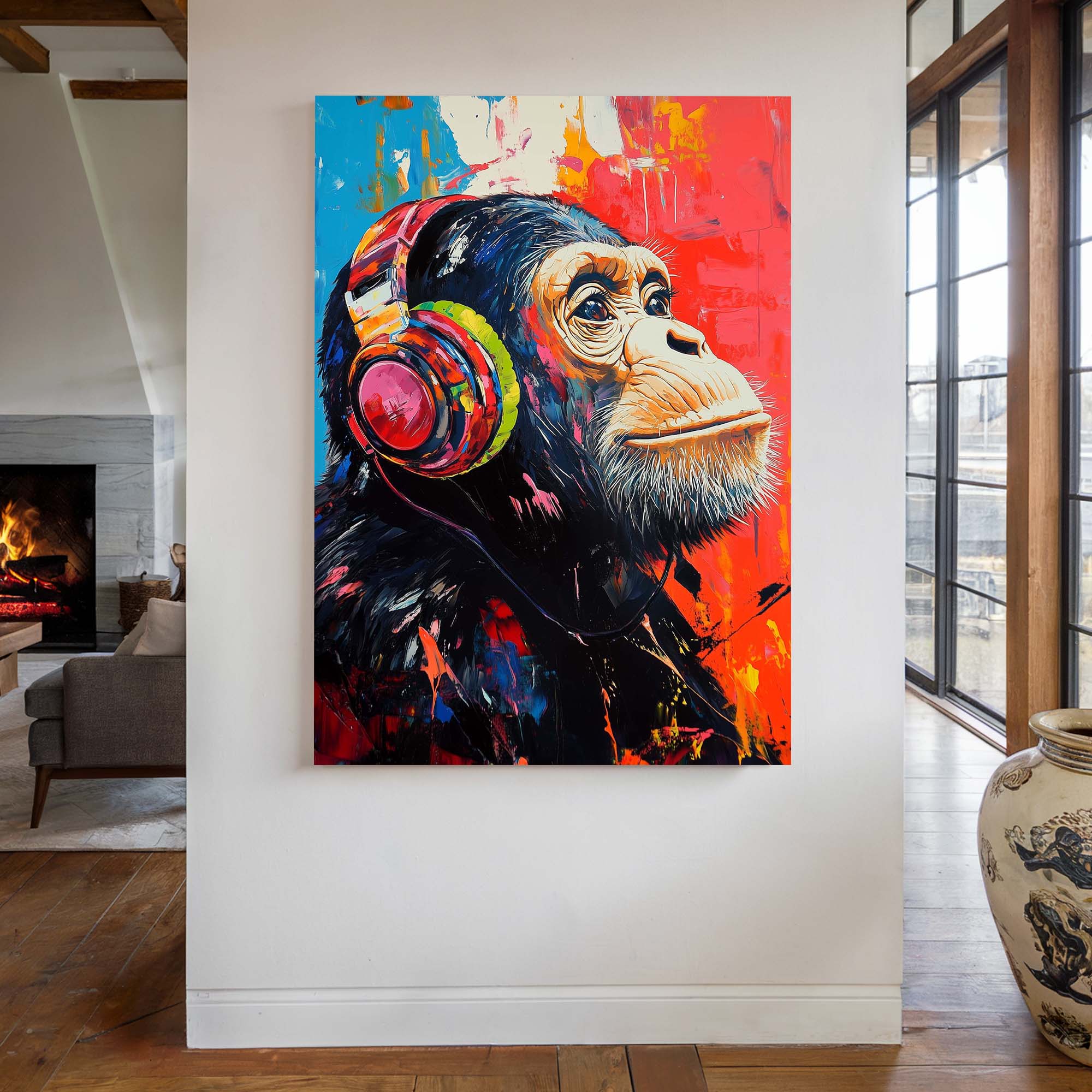 Love of Music No3 Canvas Print Canvas Art Wildfrog Art