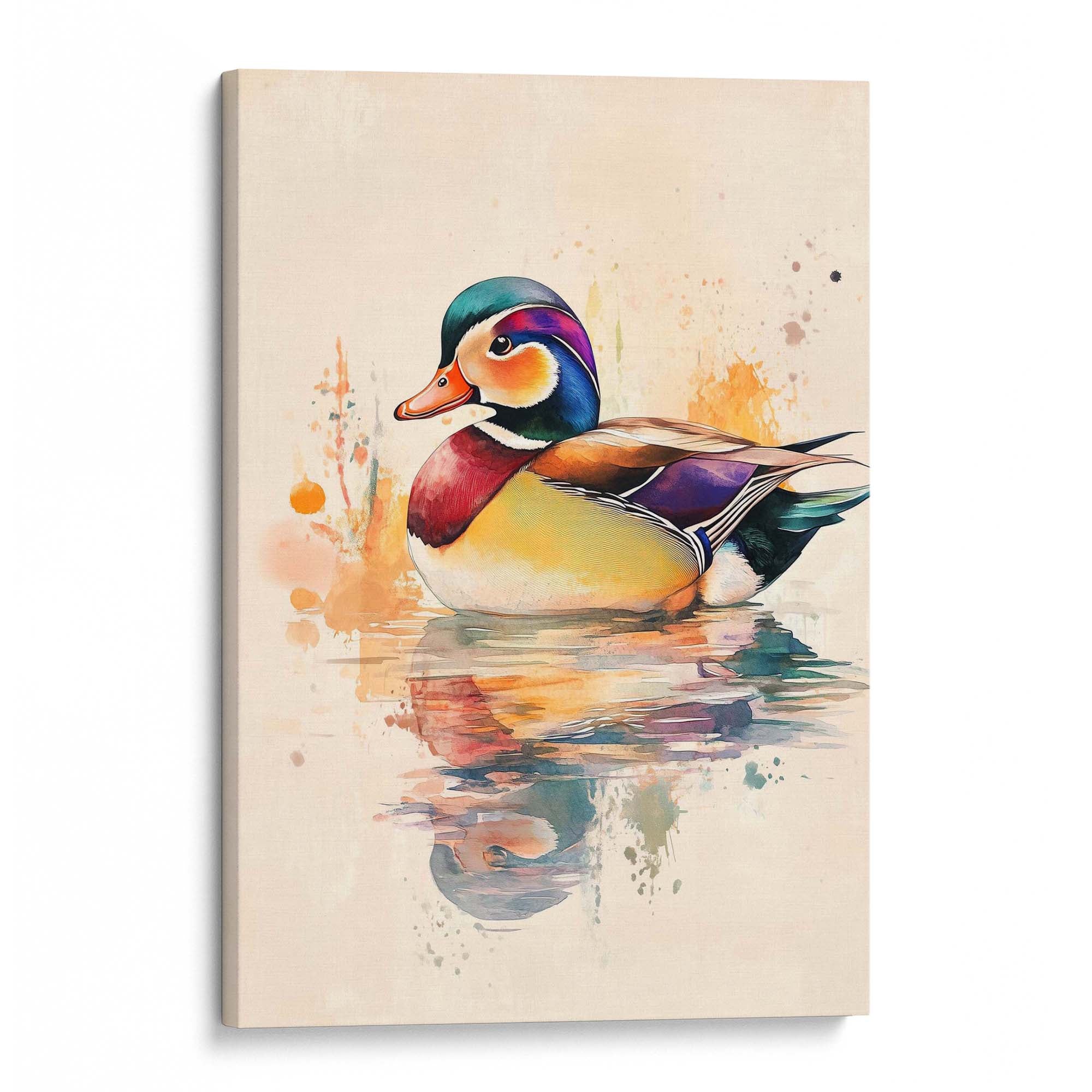 Mandarin Duck No2 Canvas Print