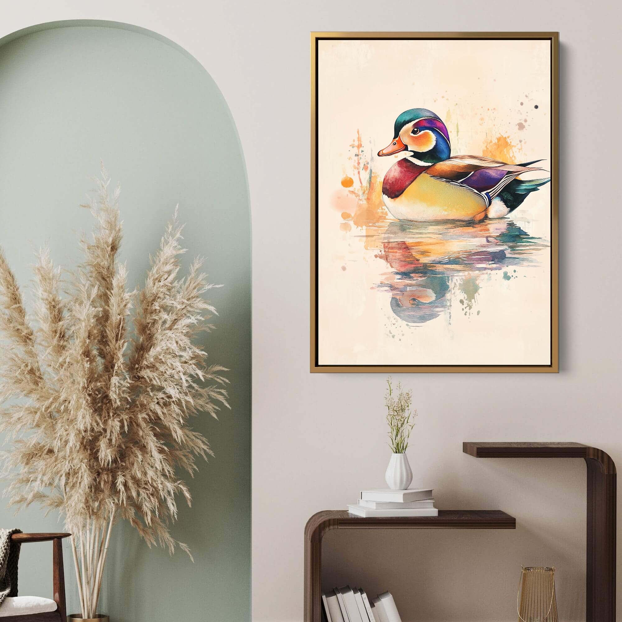 Mandarin Duck No2 Canvas Print
