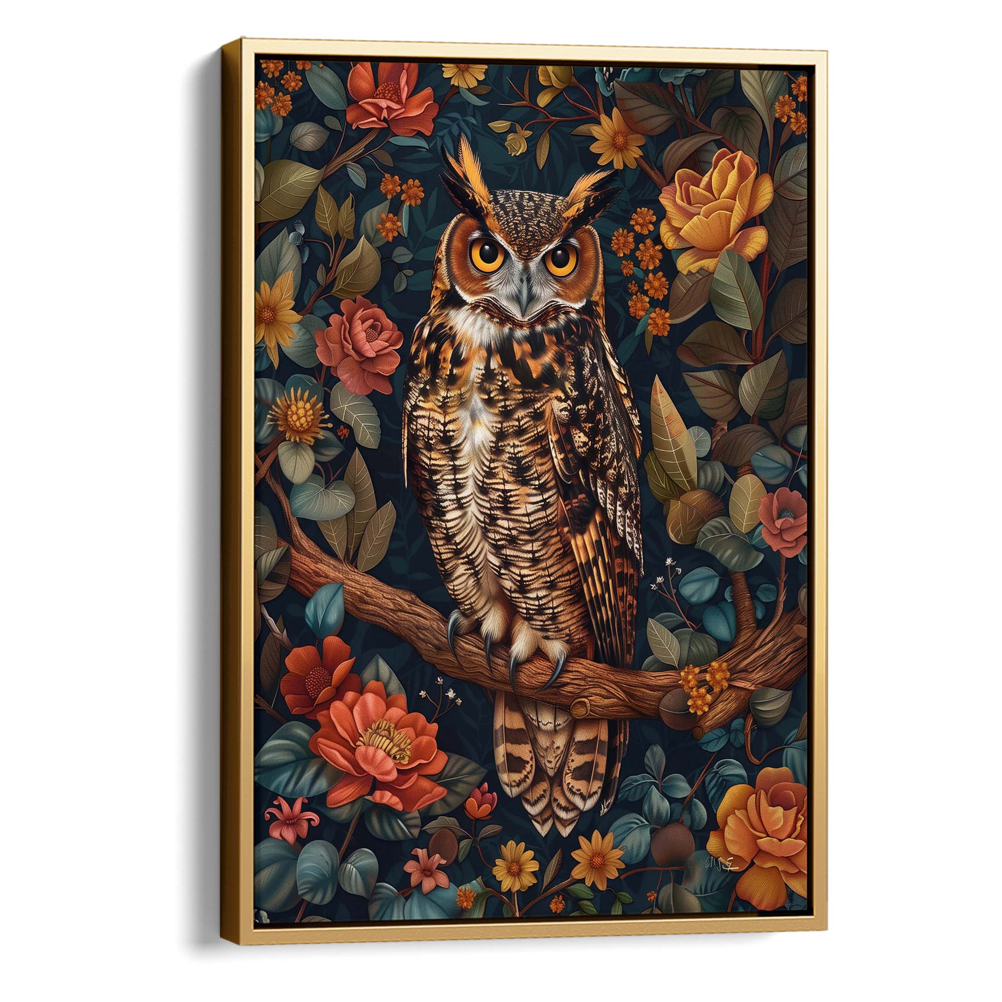 Midsummer Owl Canvas Print