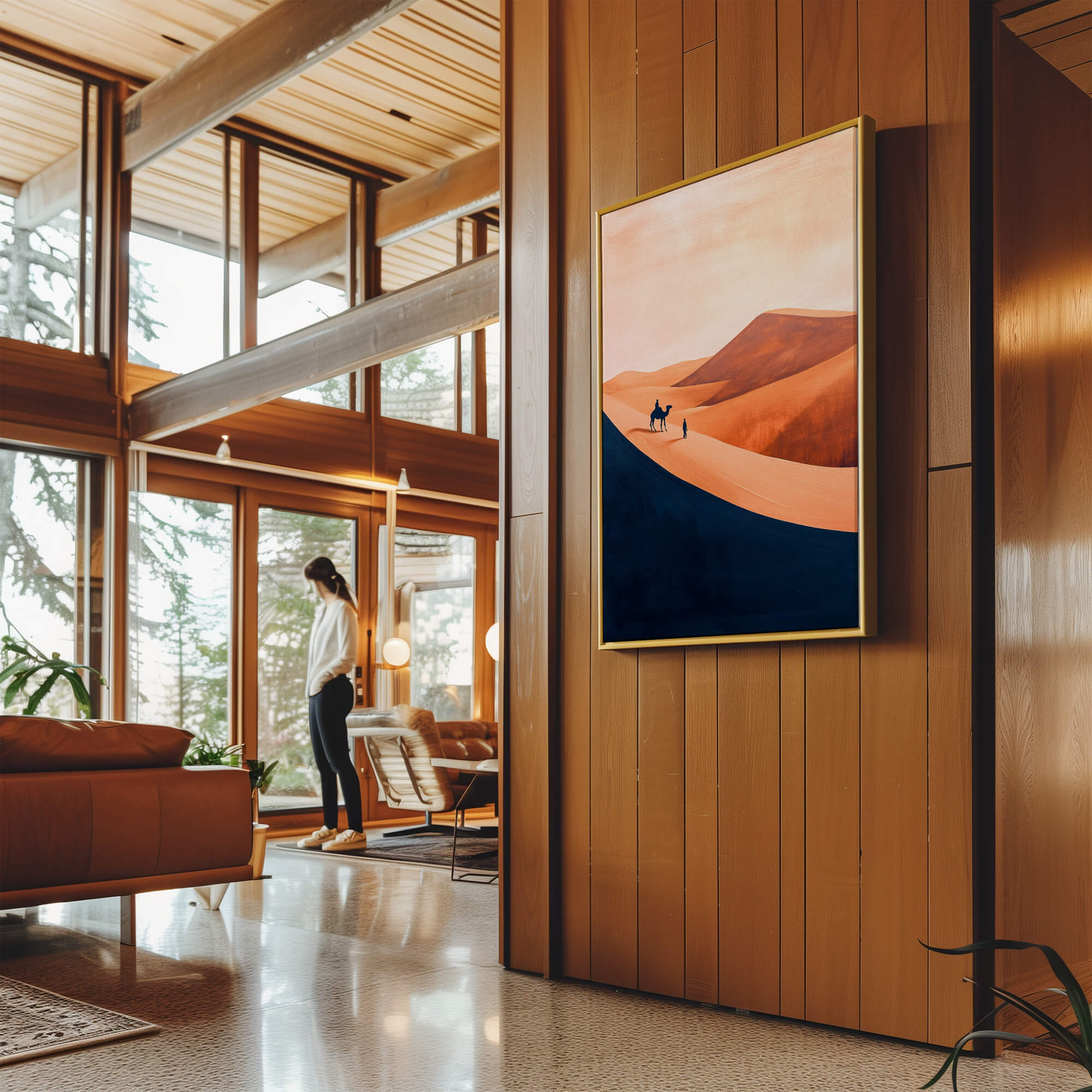 Horizon Watcher Canvas Print Art Canvas Art Wildfrog Art