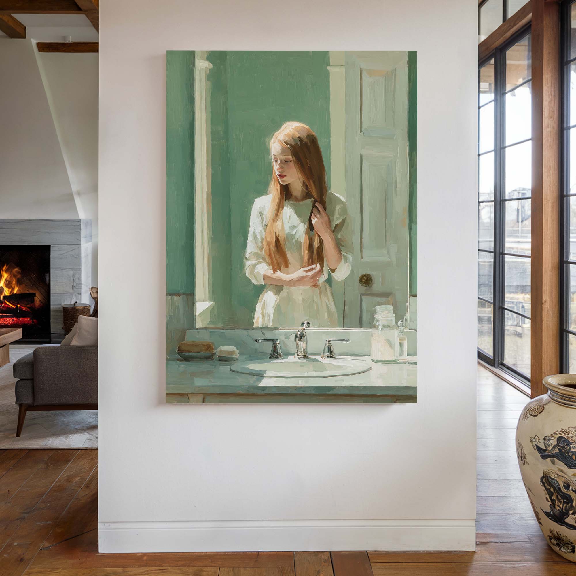 Morning Rituals Canvas Print