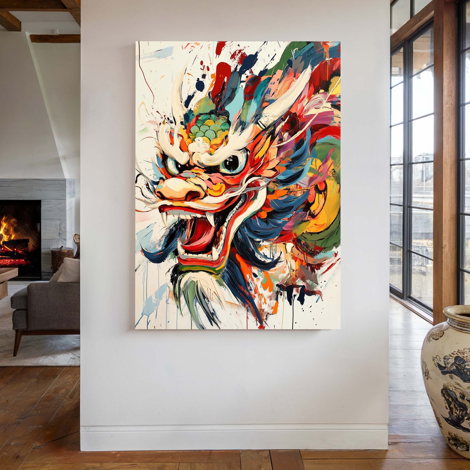 Mystic Dragon Canvas Print