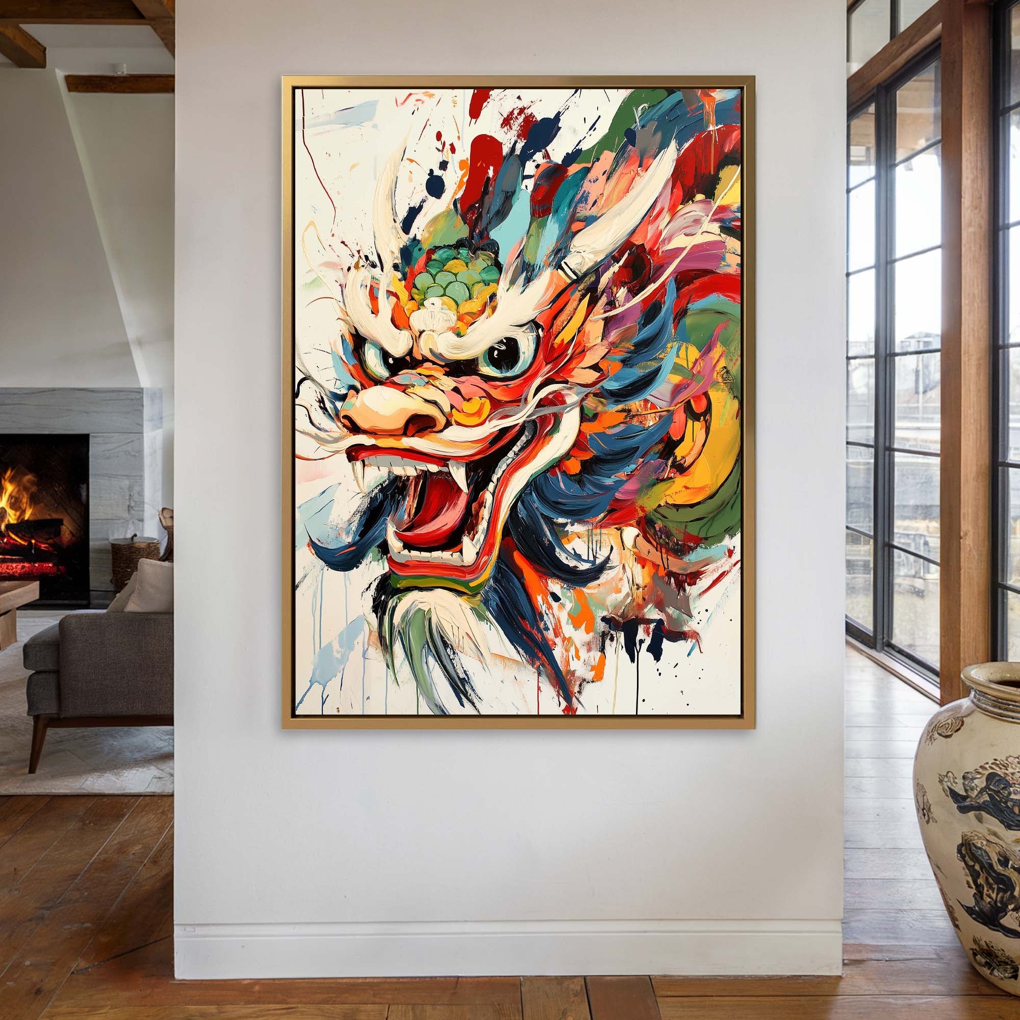 Mystic Dragon Canvas Print