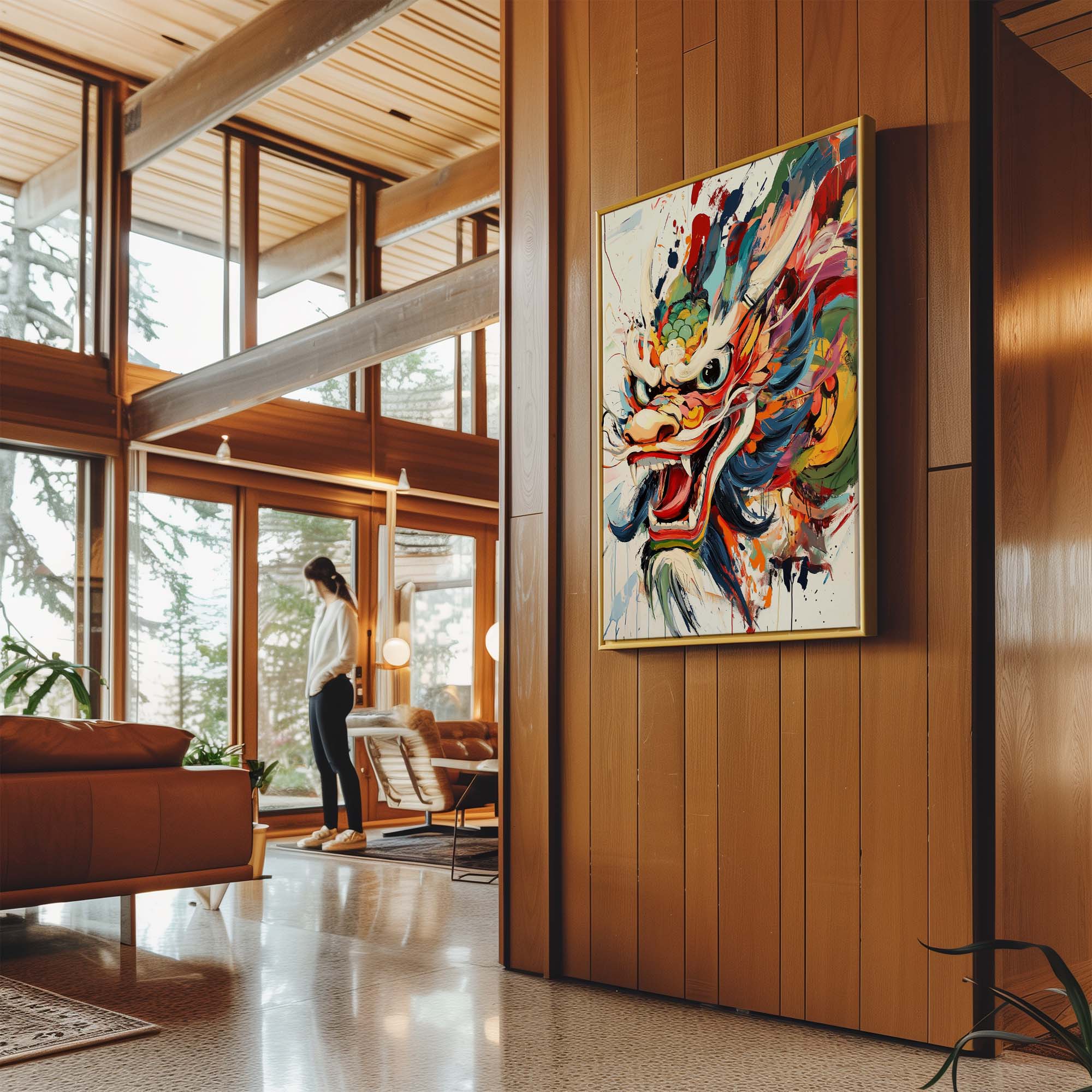 Mystic Dragon Canvas Print