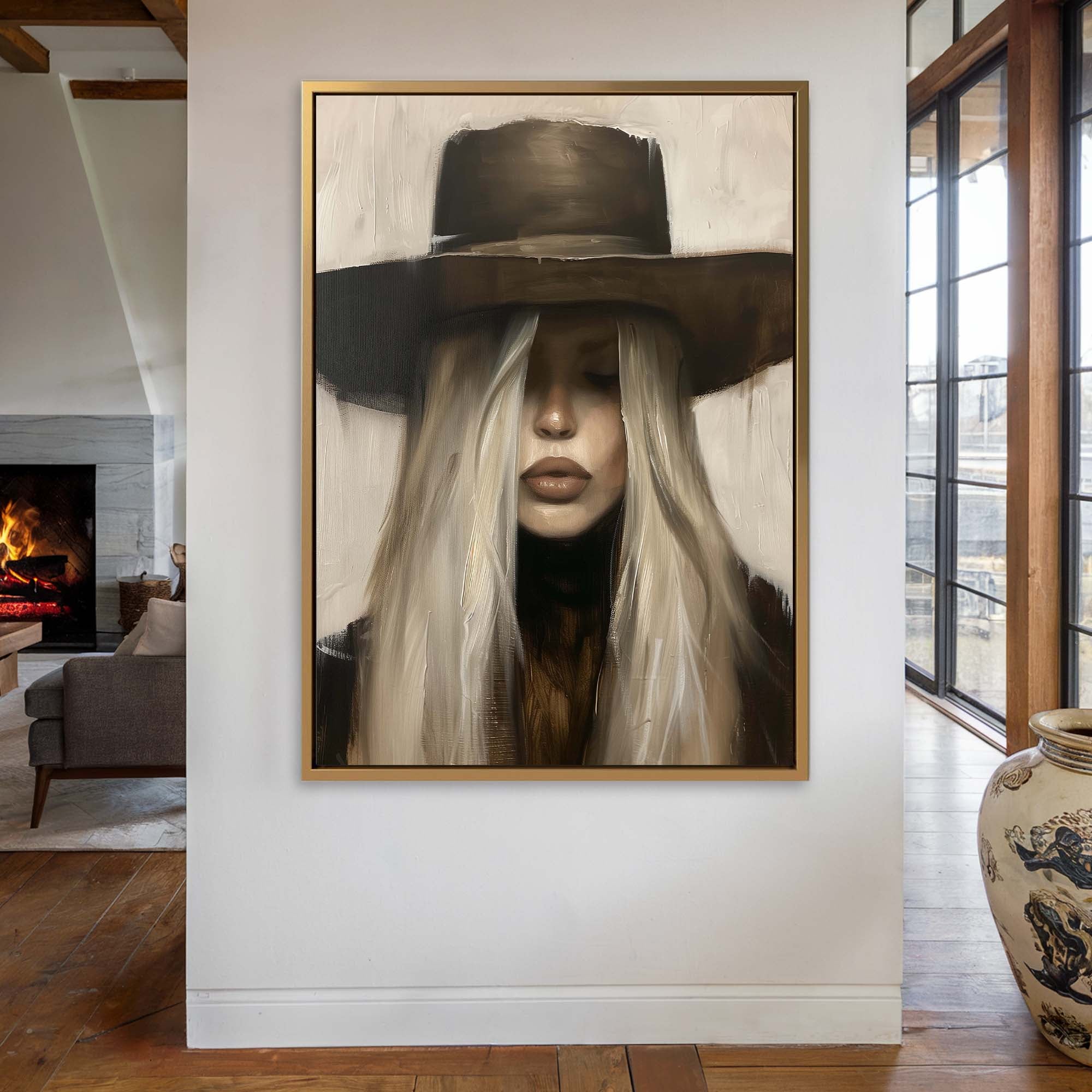 Natural Cowgirl Canvas Print Canvas Art Wildfrog Art