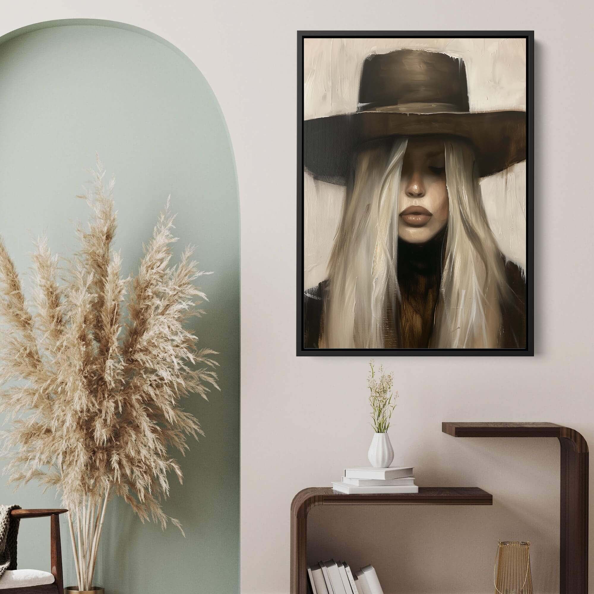 Natural Cowgirl Canvas Print Canvas Art Wildfrog Art