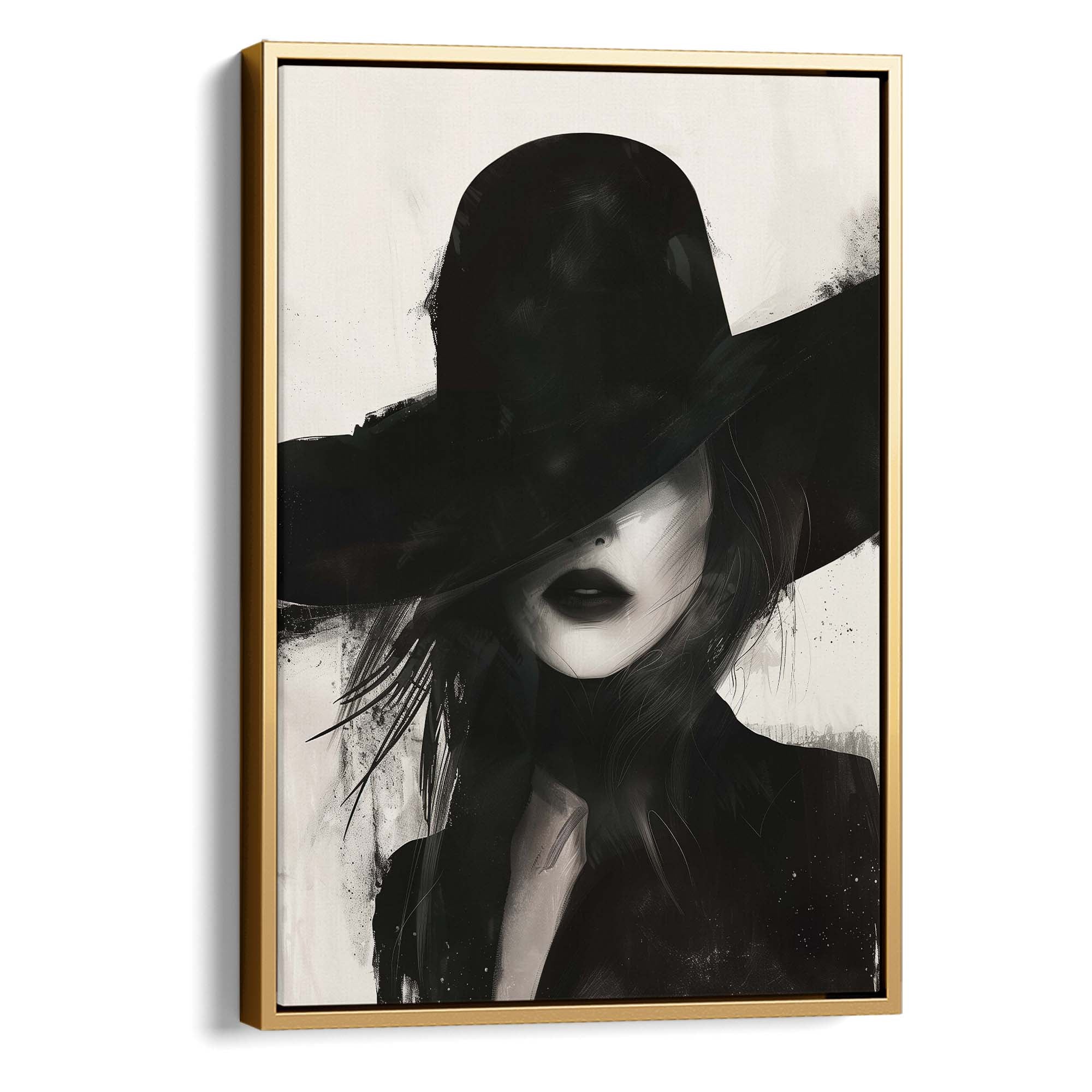 Noir Femme Canvas Print