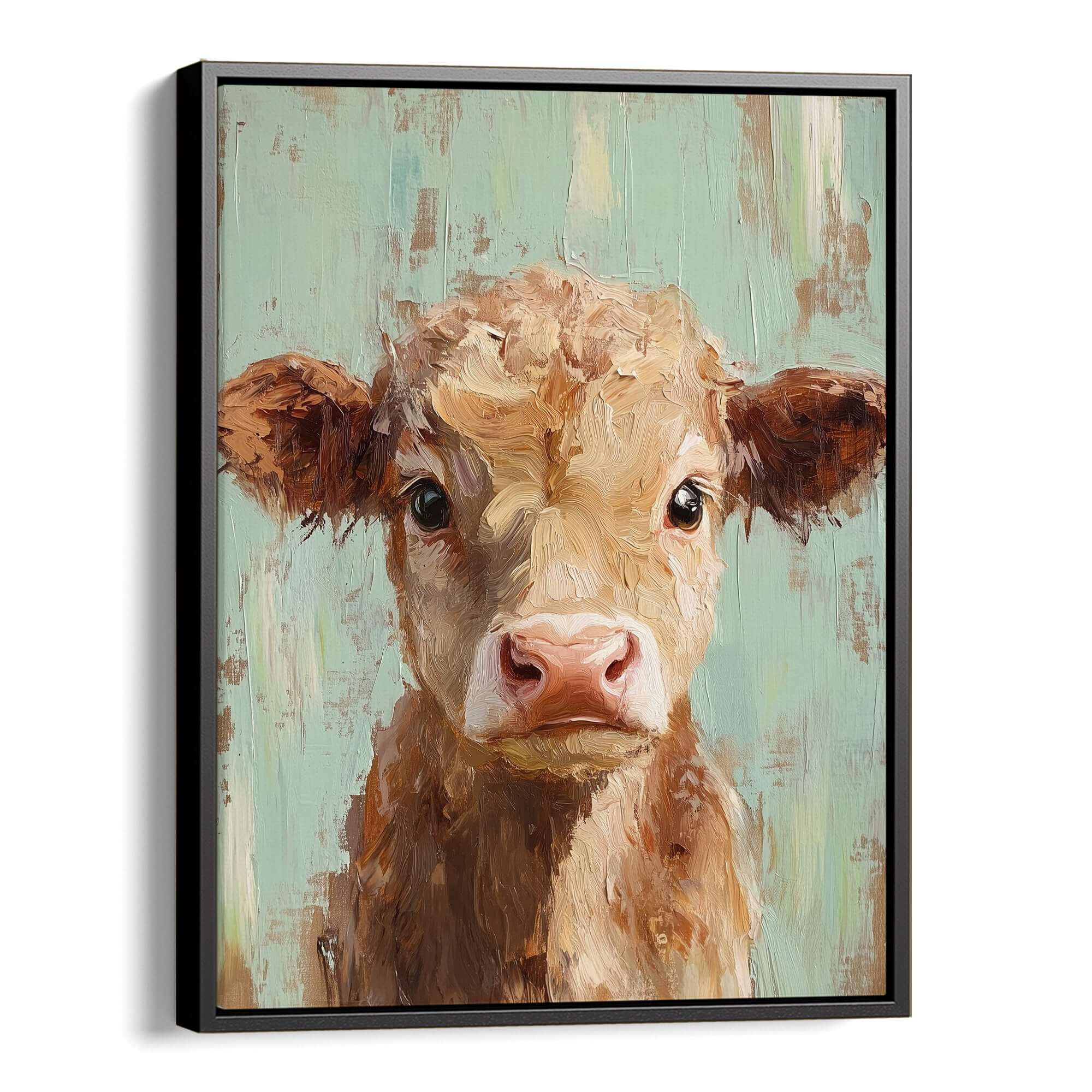 Pastel Calf Canvas Print Canvas Art Wildfrog Art