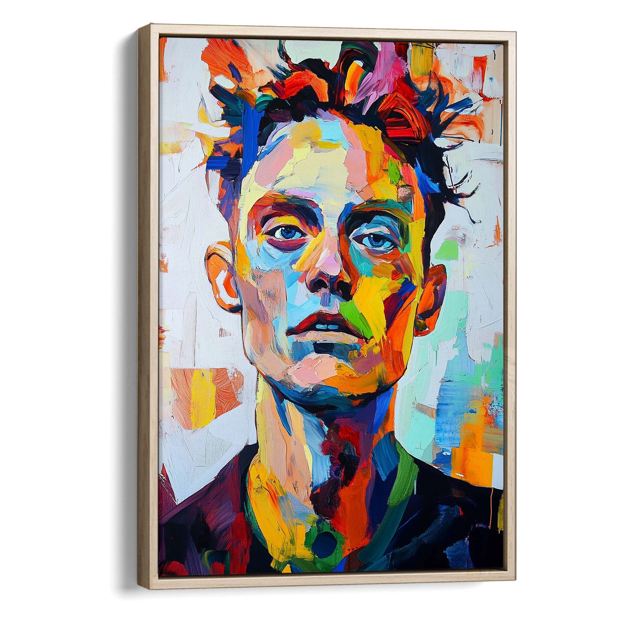 Patchwork Portrait Canvas Print Canvas Art Wildfrog Art