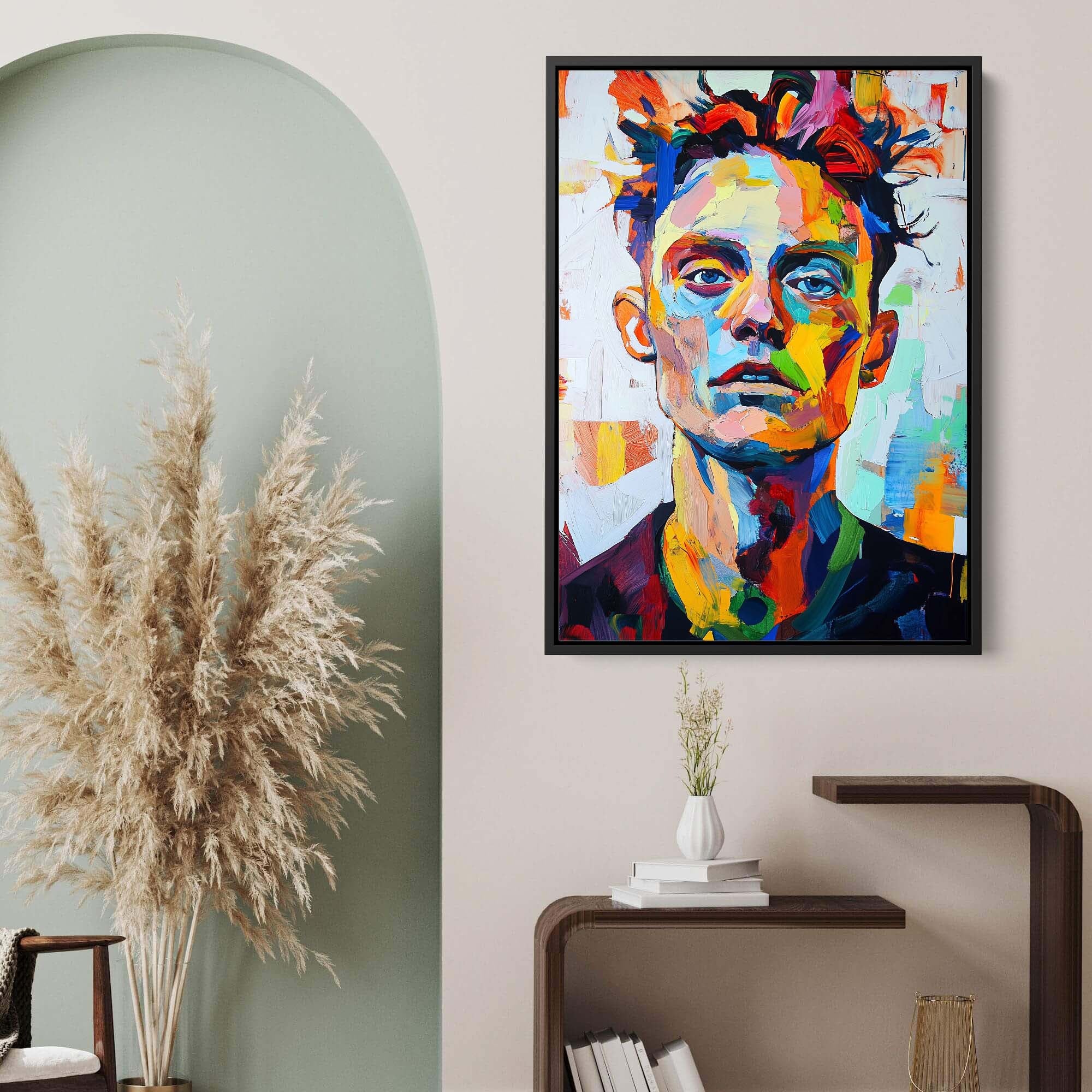 Patchwork Portrait Canvas Print Canvas Art Wildfrog Art