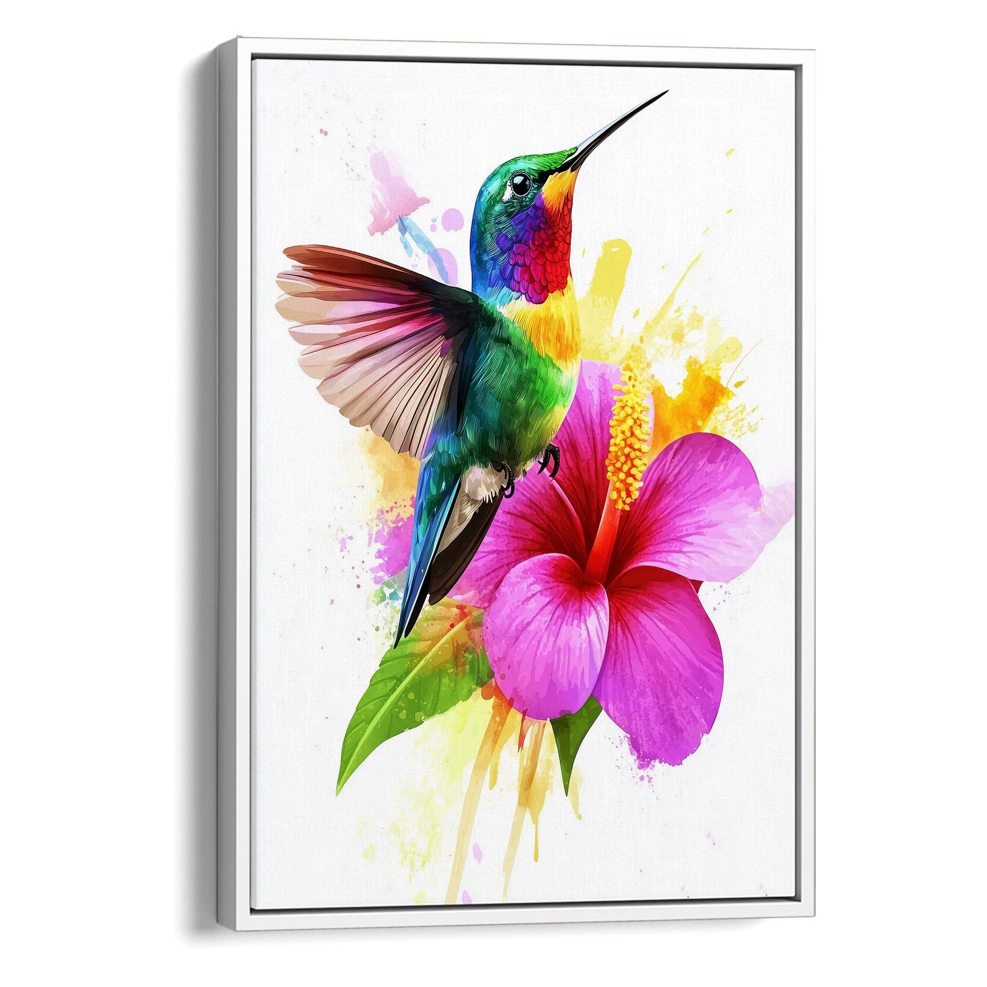 Rainbow Hummingbird No.1 Canvas Print