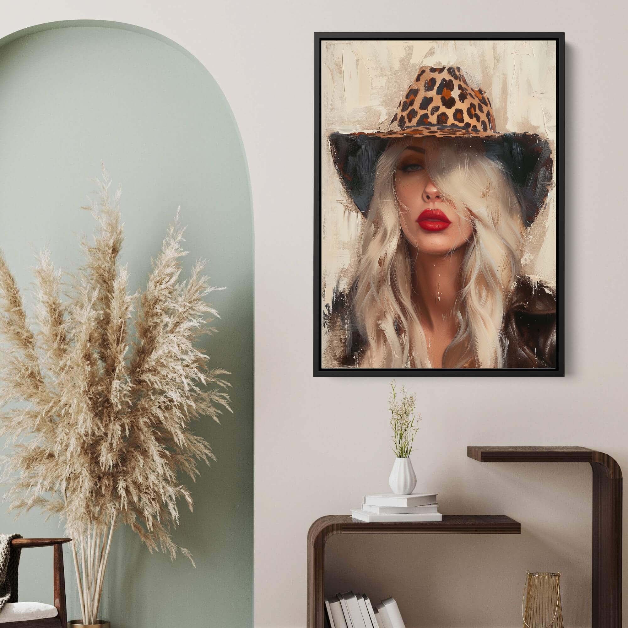 Red Rebel Canvas Print