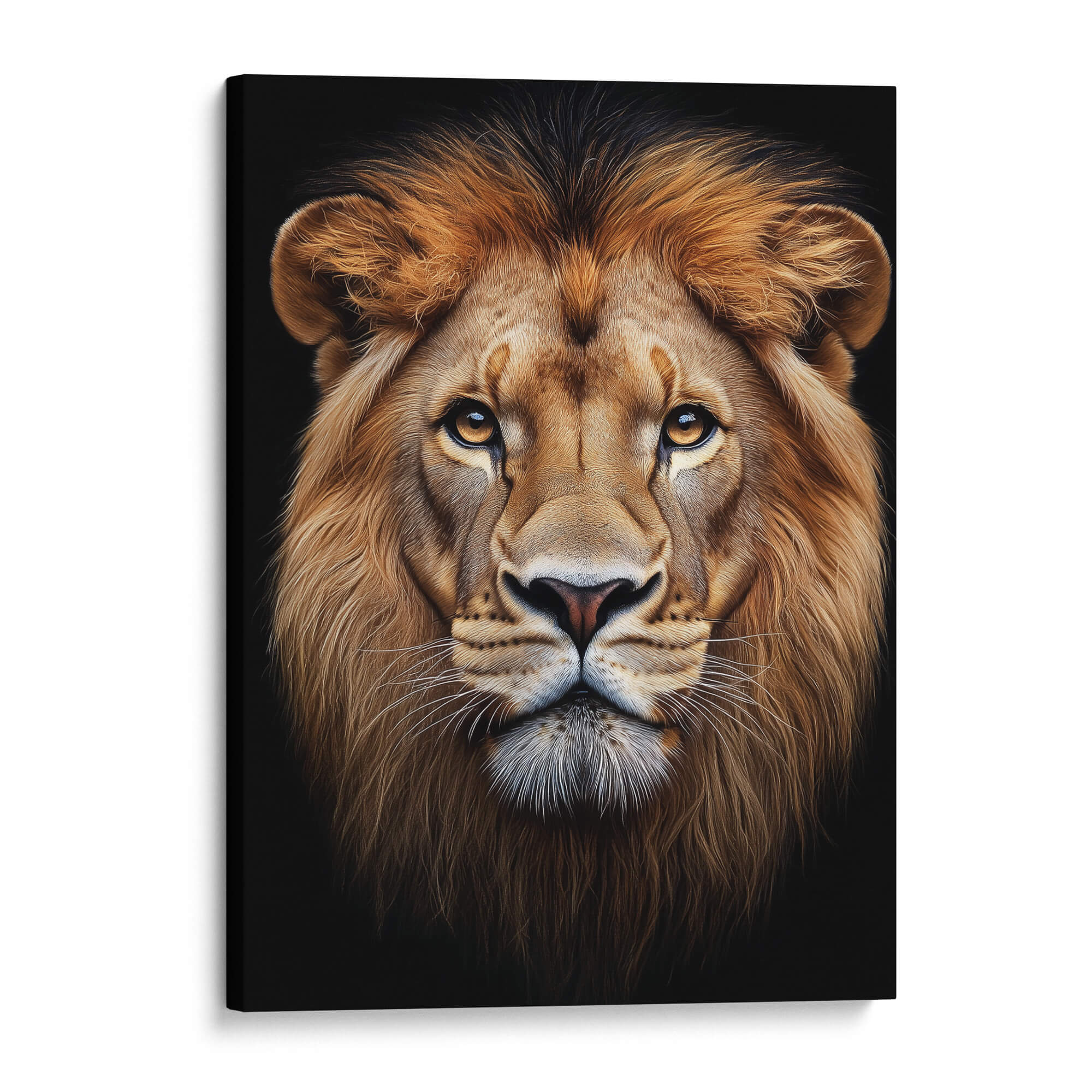 Regal Lion Face Canvas Print Canvas Art Wildfrog Art