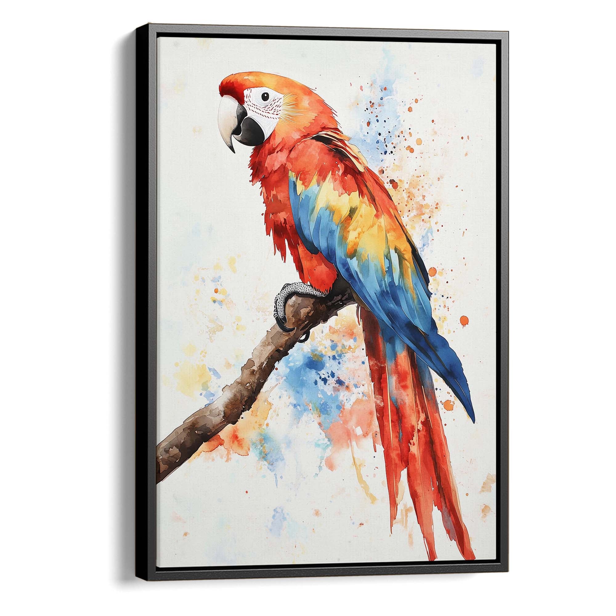 Scarlet Macaw No1 Canvas Print