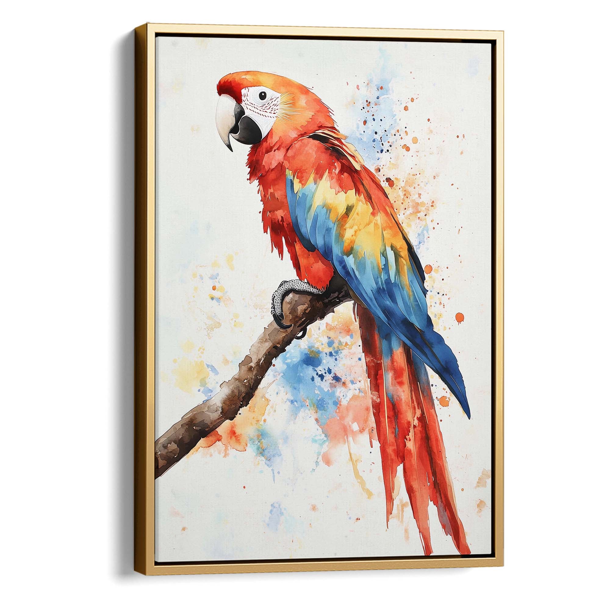 Scarlet Macaw No1 Canvas Print