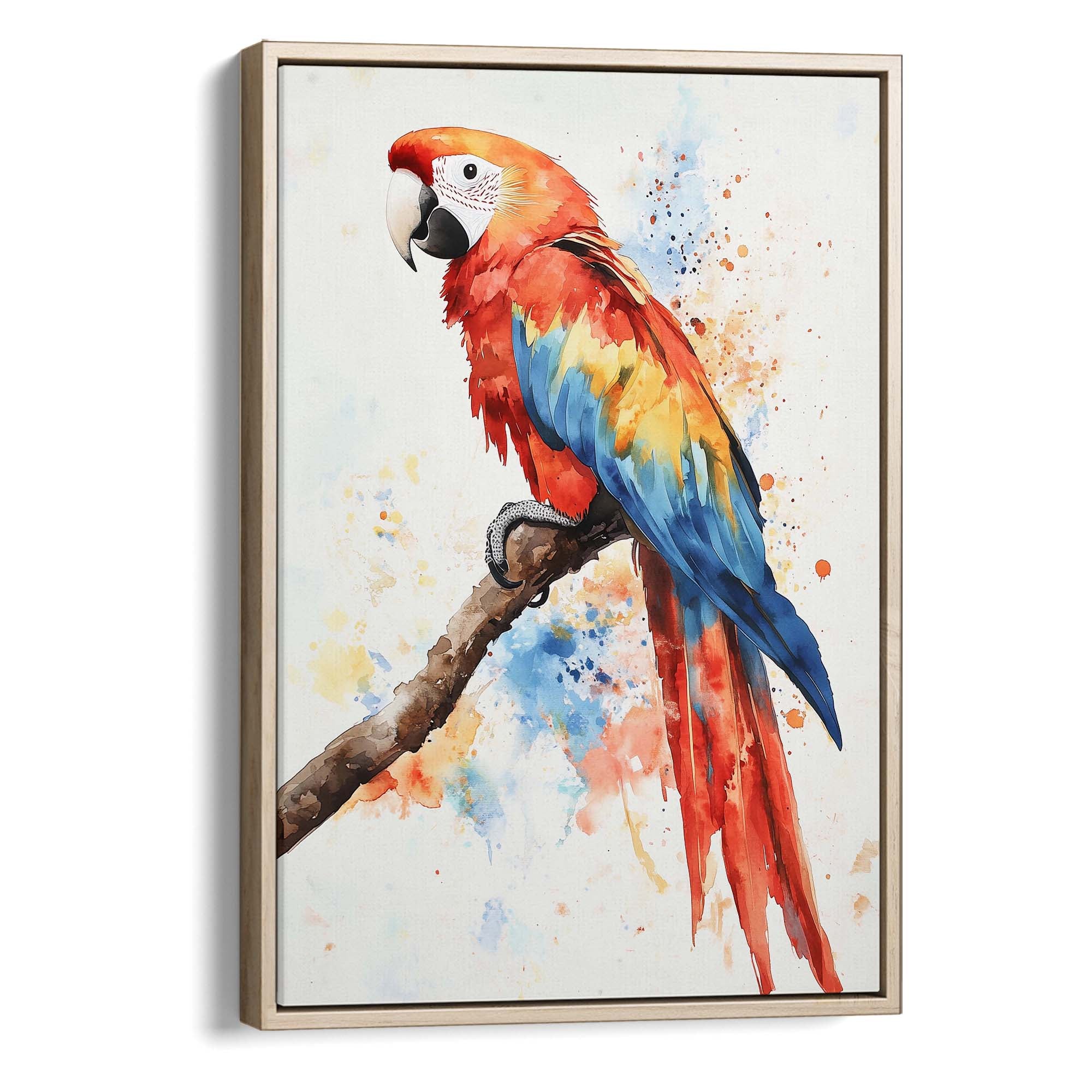 Scarlet Macaw No1 Canvas Print