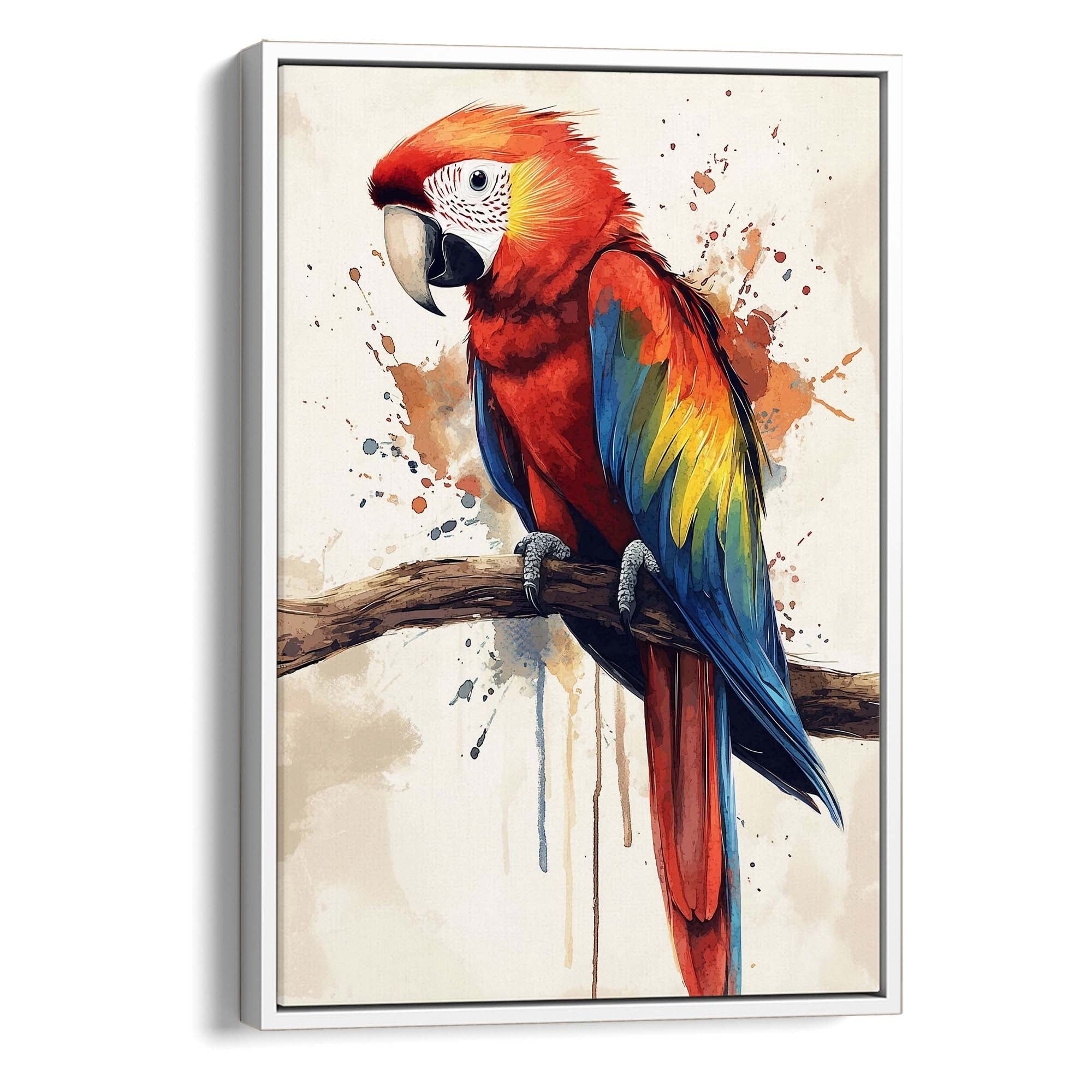 Scarlet Macaw No2 Canvas Print