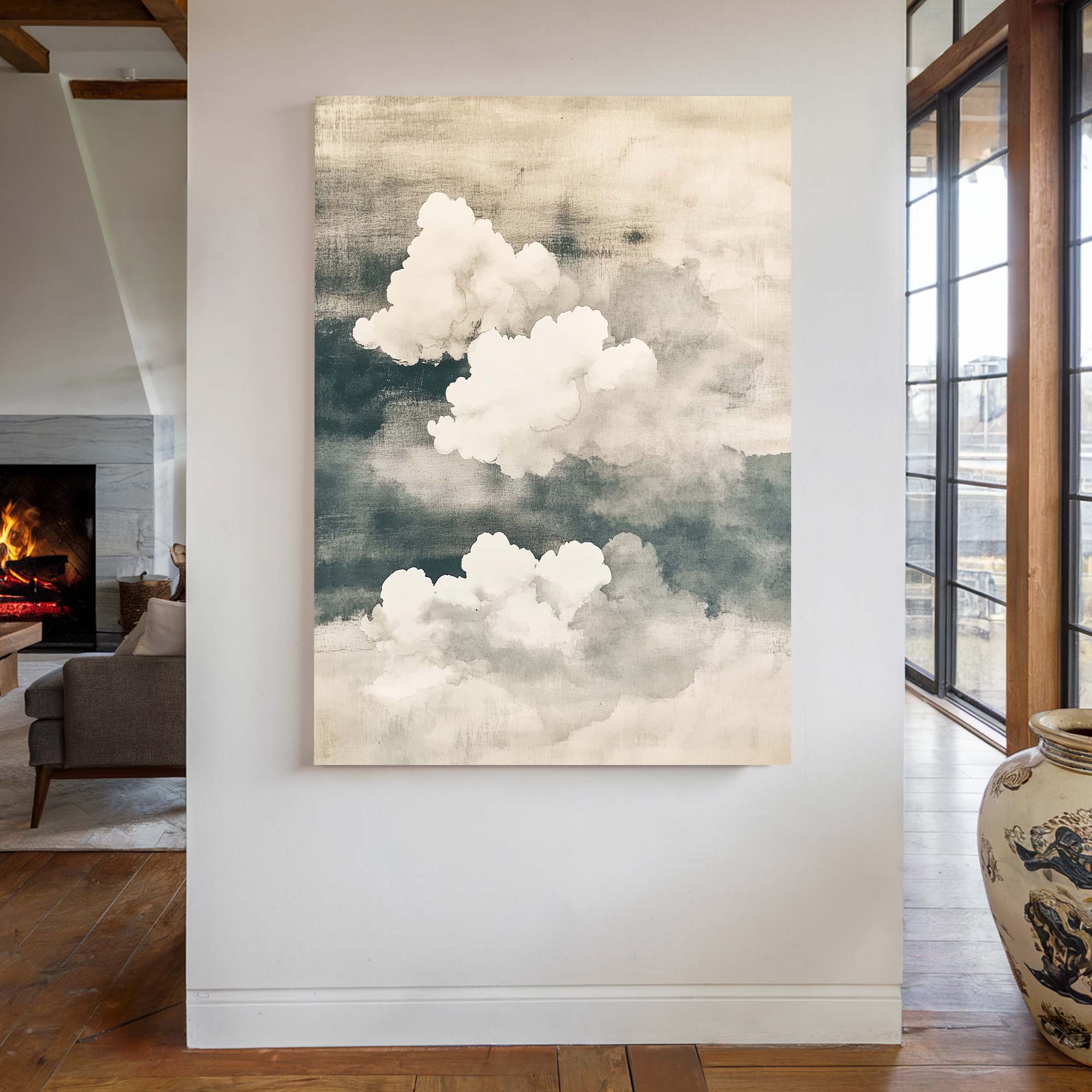 Sky Brush Canvas Print