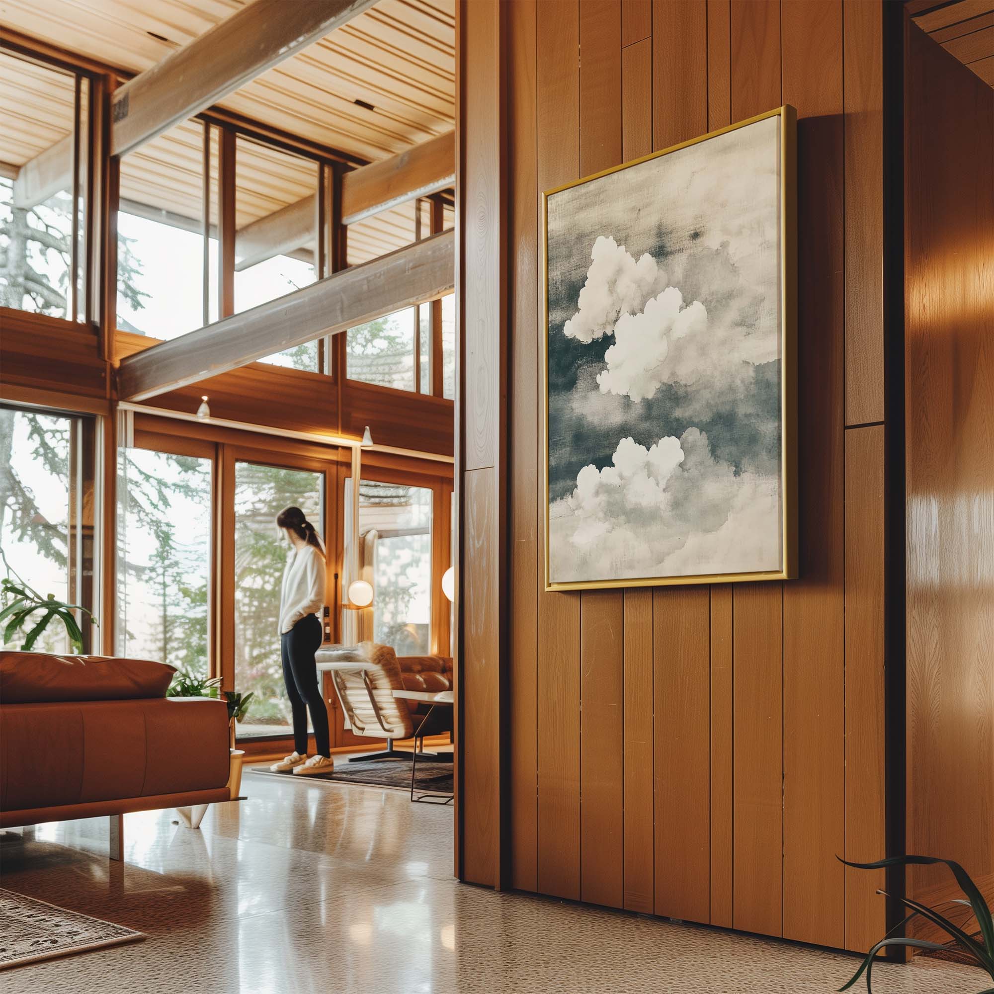 Sky Brush Canvas Print