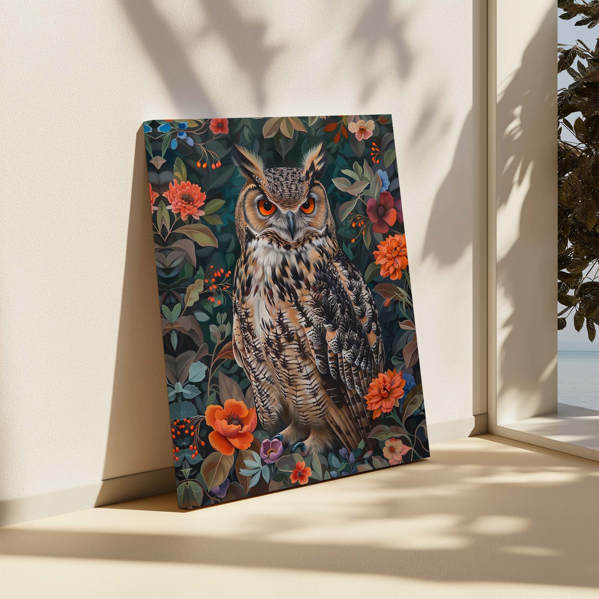 Summer Owl Canvas Print