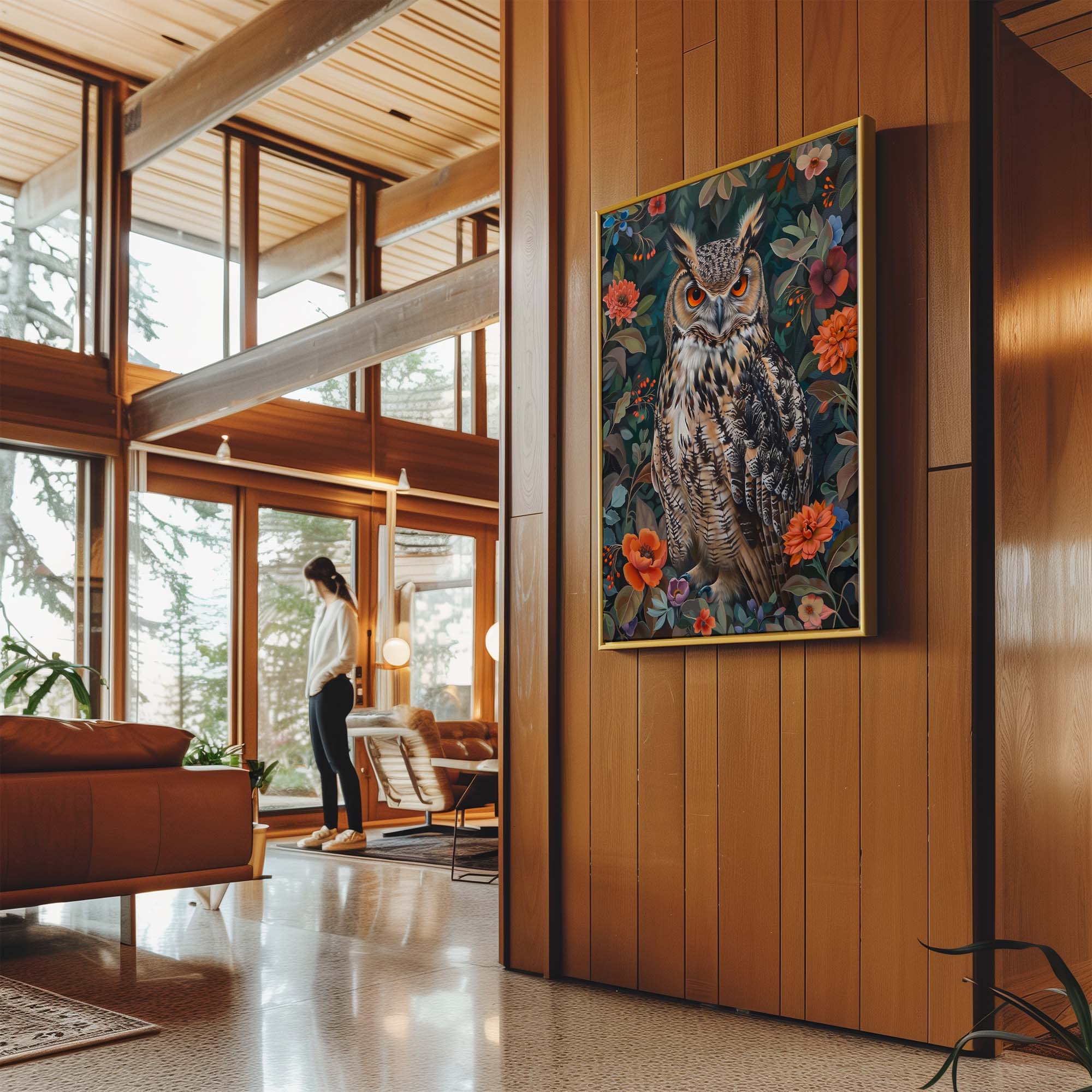 Summer Owl Canvas Print