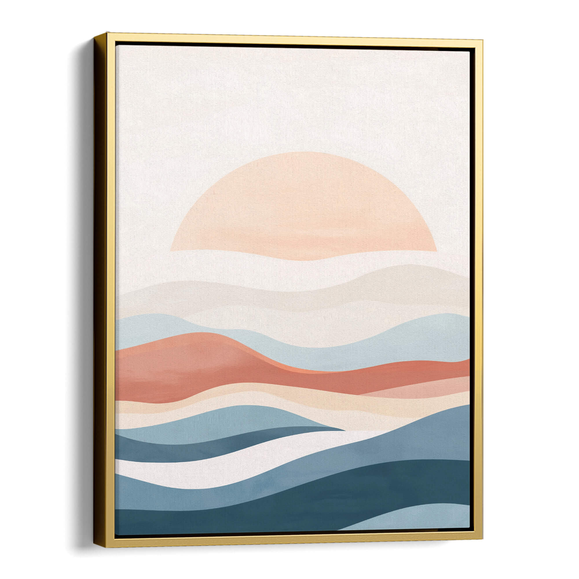 Sunset Over Coastal Dunes Canvas Print Canvas Art Wildfrog Art