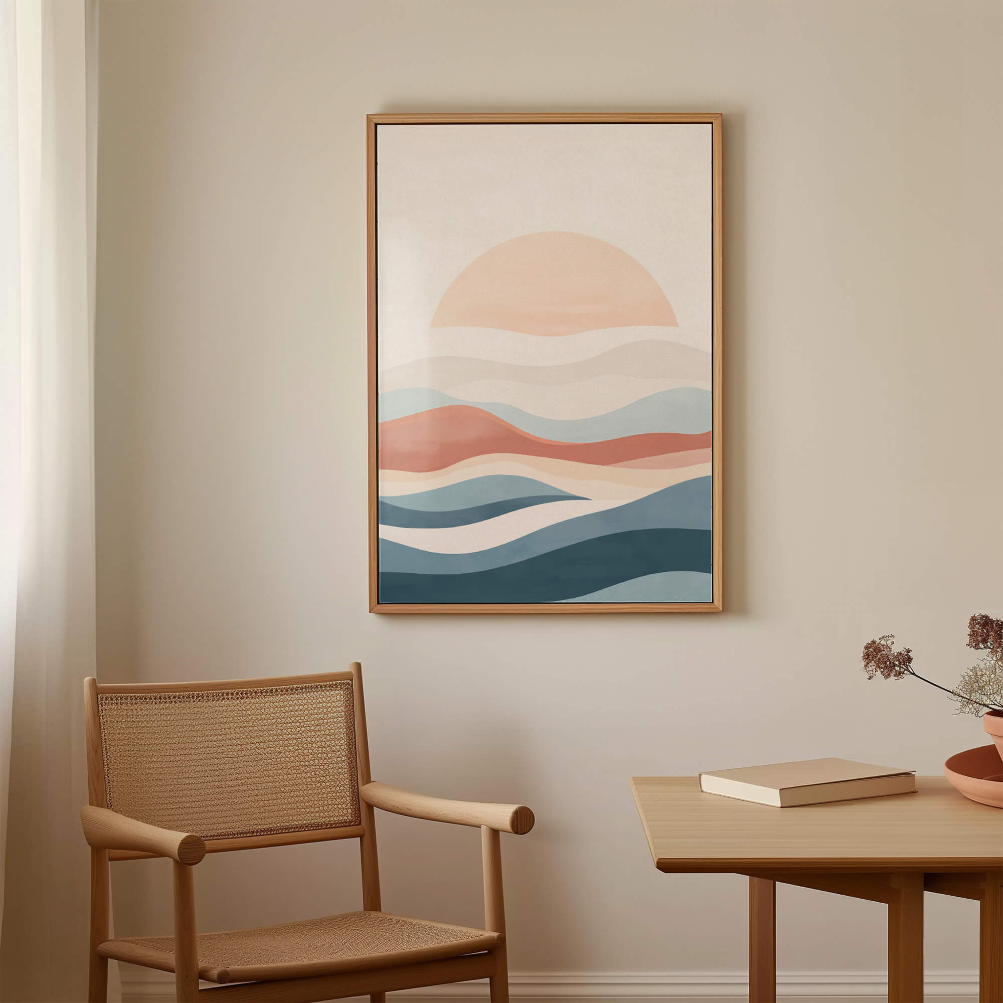 Sunset Over Coastal Dunes Canvas Print Canvas Art Wildfrog Art