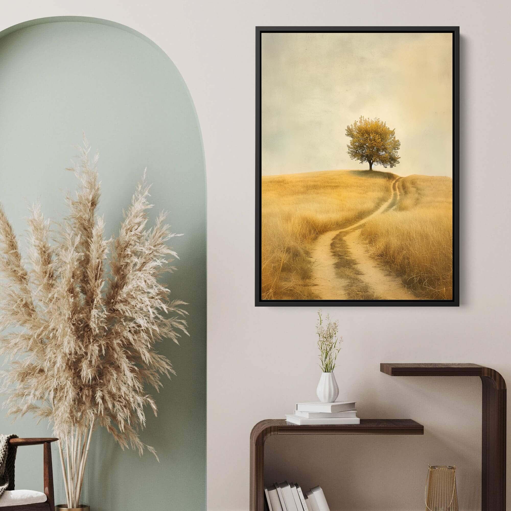 The Meadow Path Canvas Print