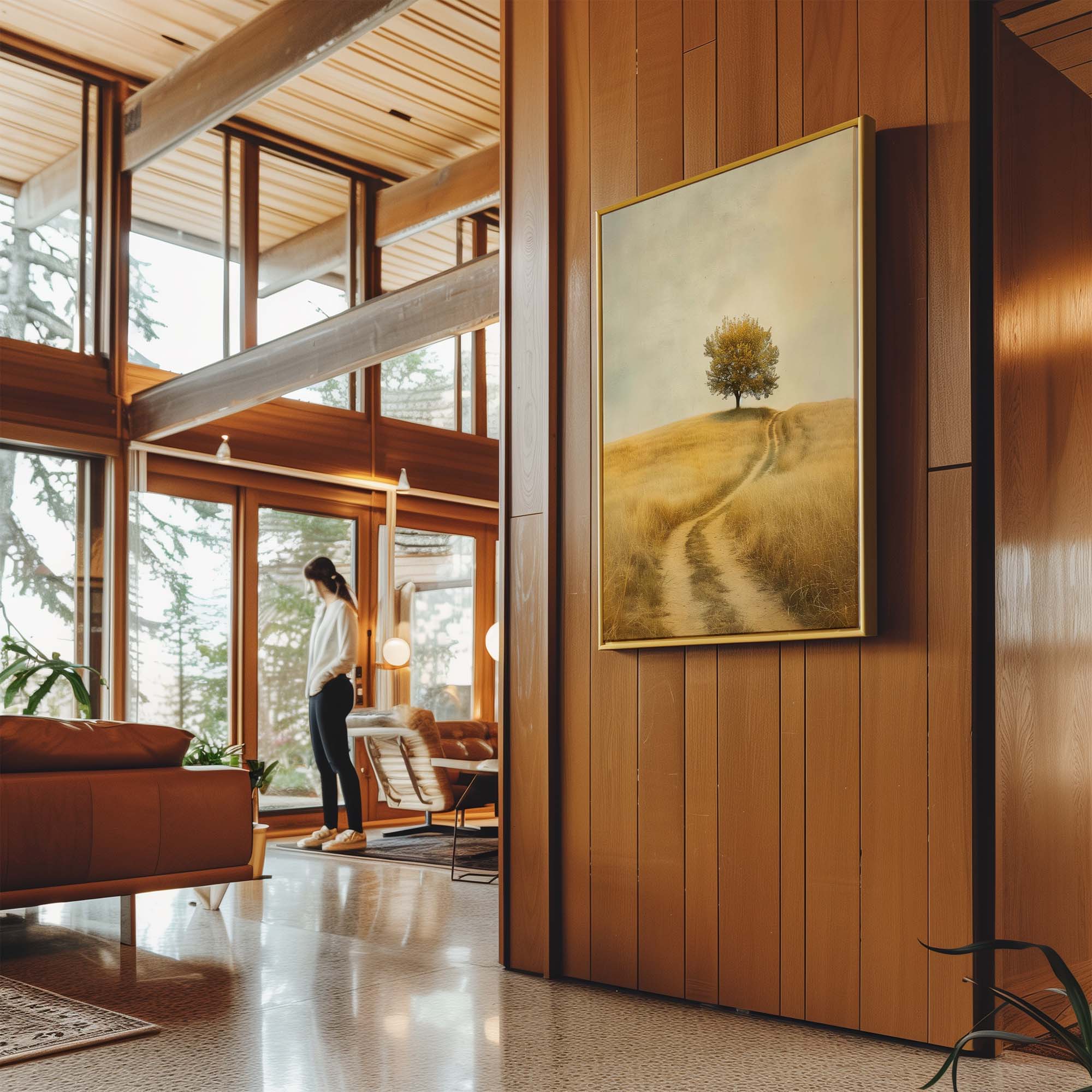 The Meadow Path Canvas Print