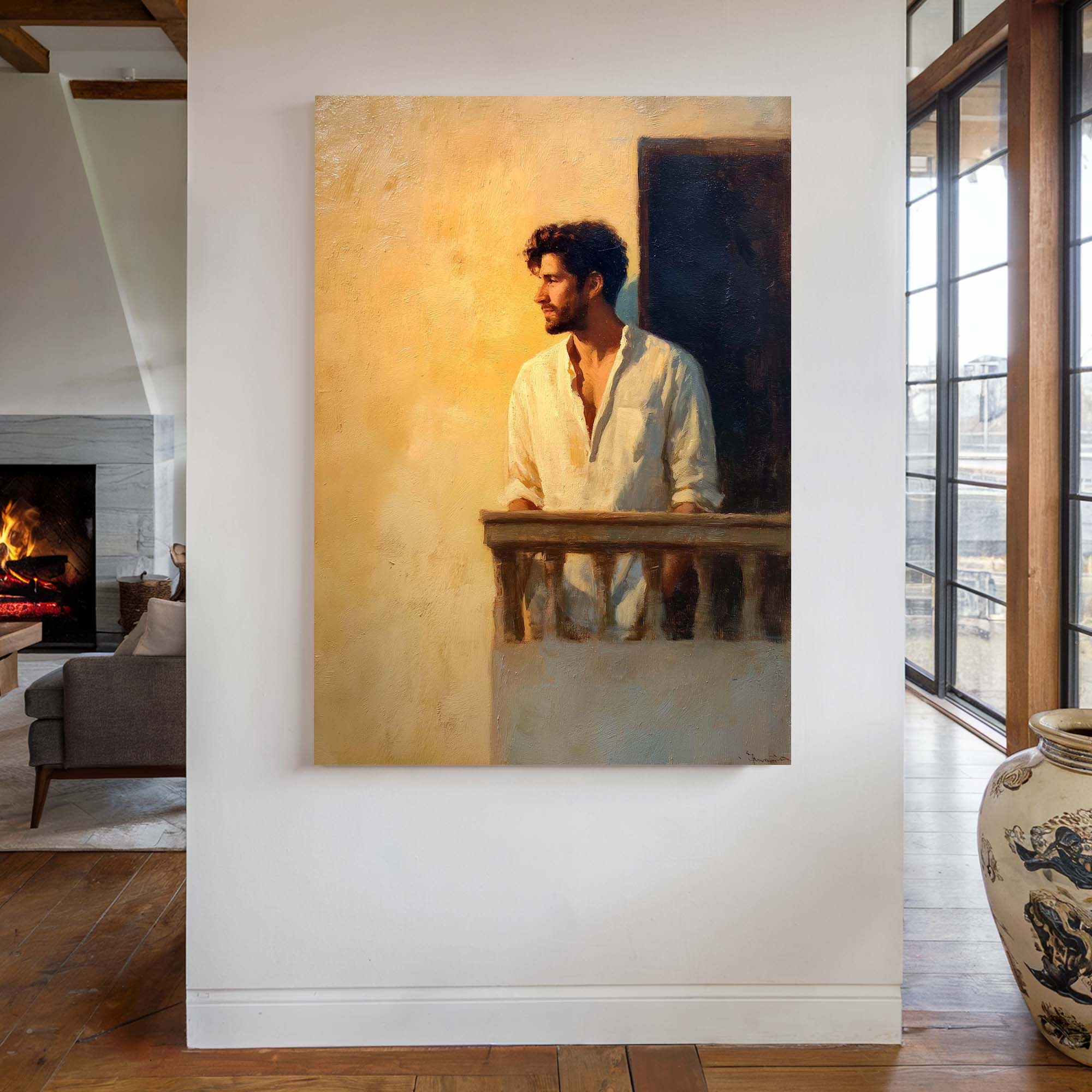 The Silence Canvas Print