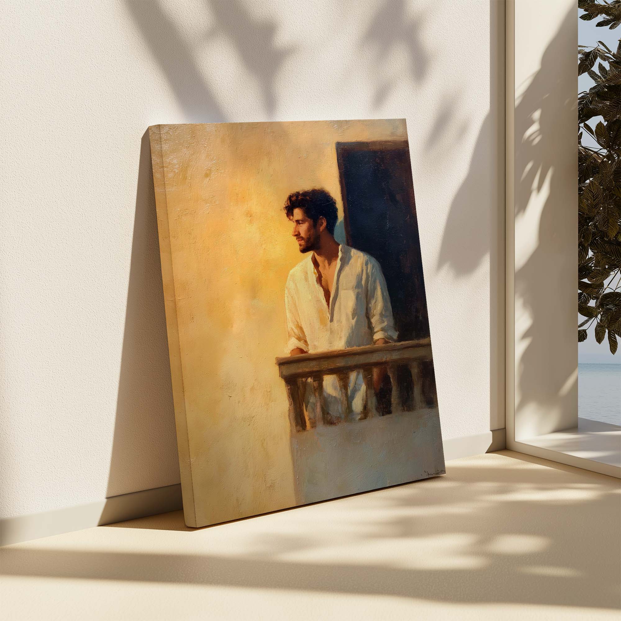 The Silence Canvas Print