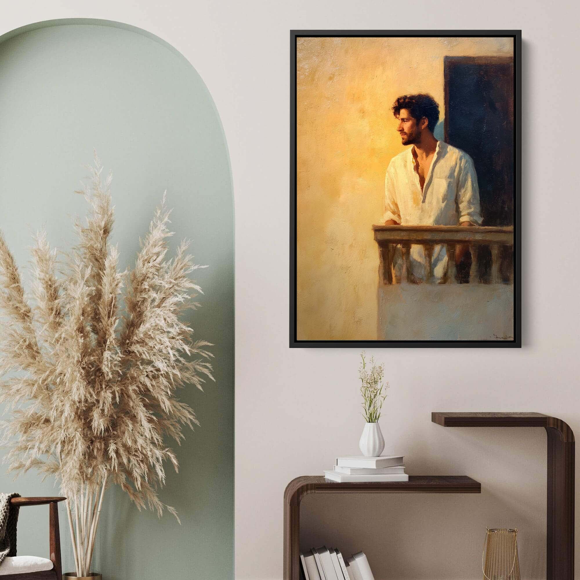 The Silence Canvas Print