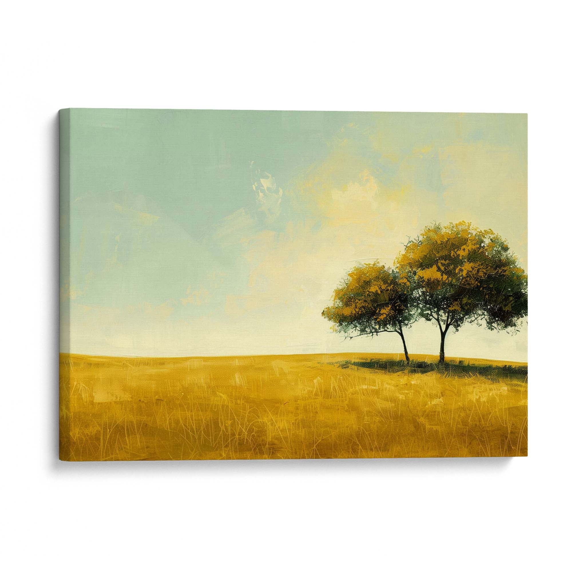 Twin Autumns Canvas Print