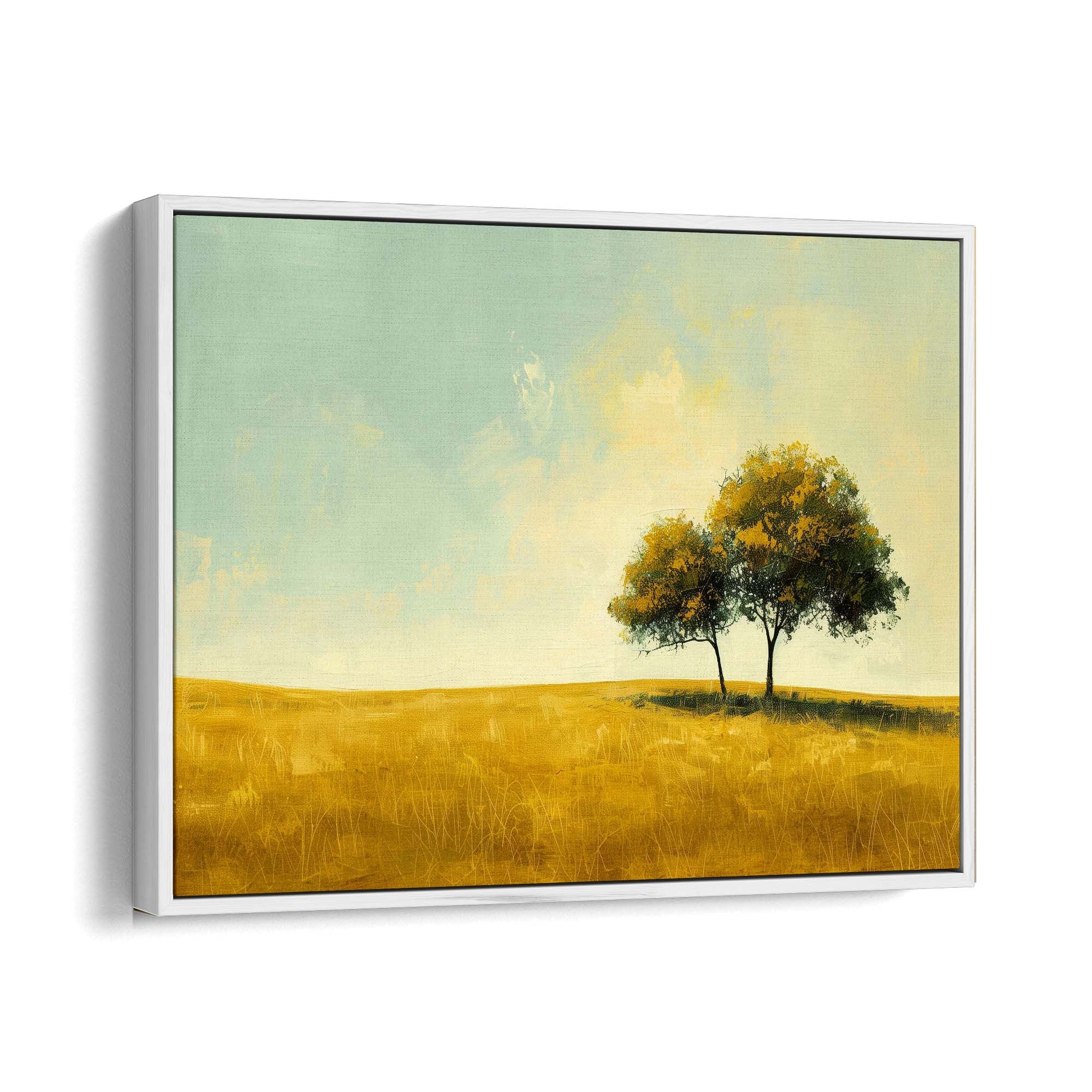 Twin Autumns Canvas Print