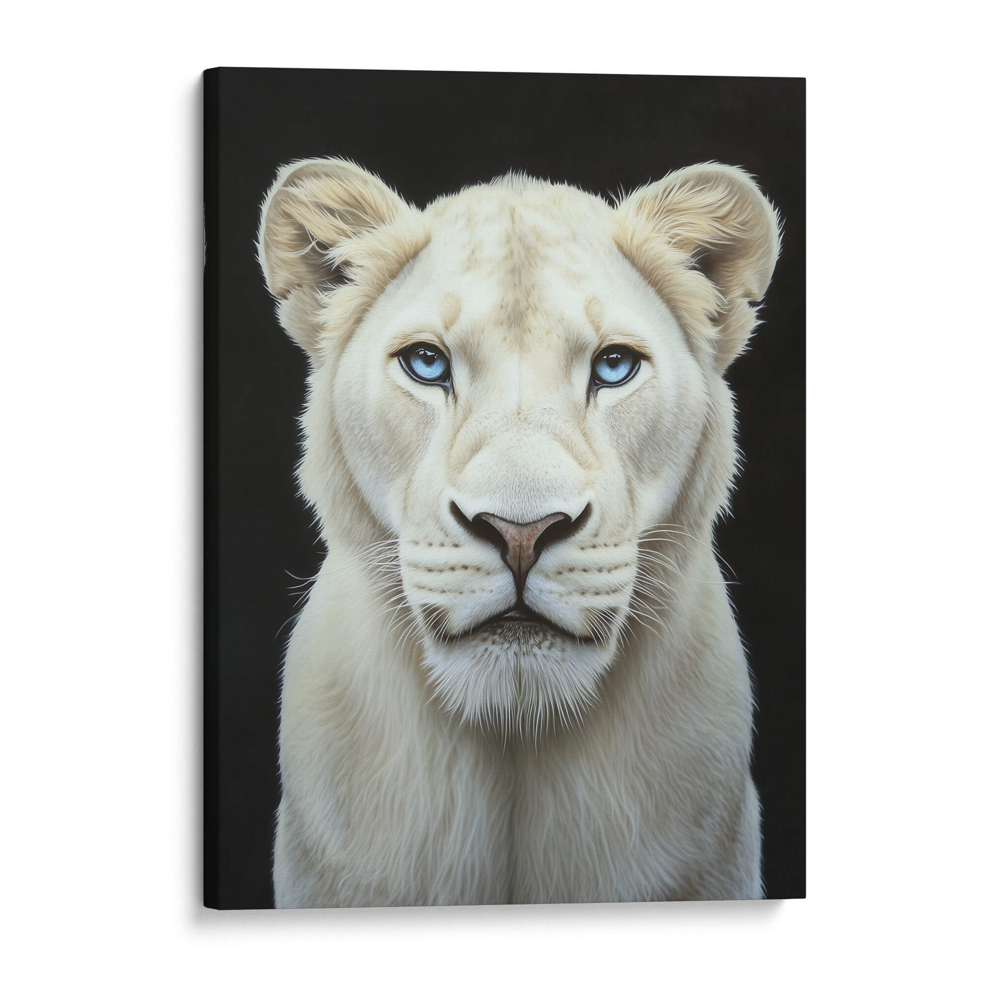 White Lioness Canvas Print Canvas Art Wildfrog Art