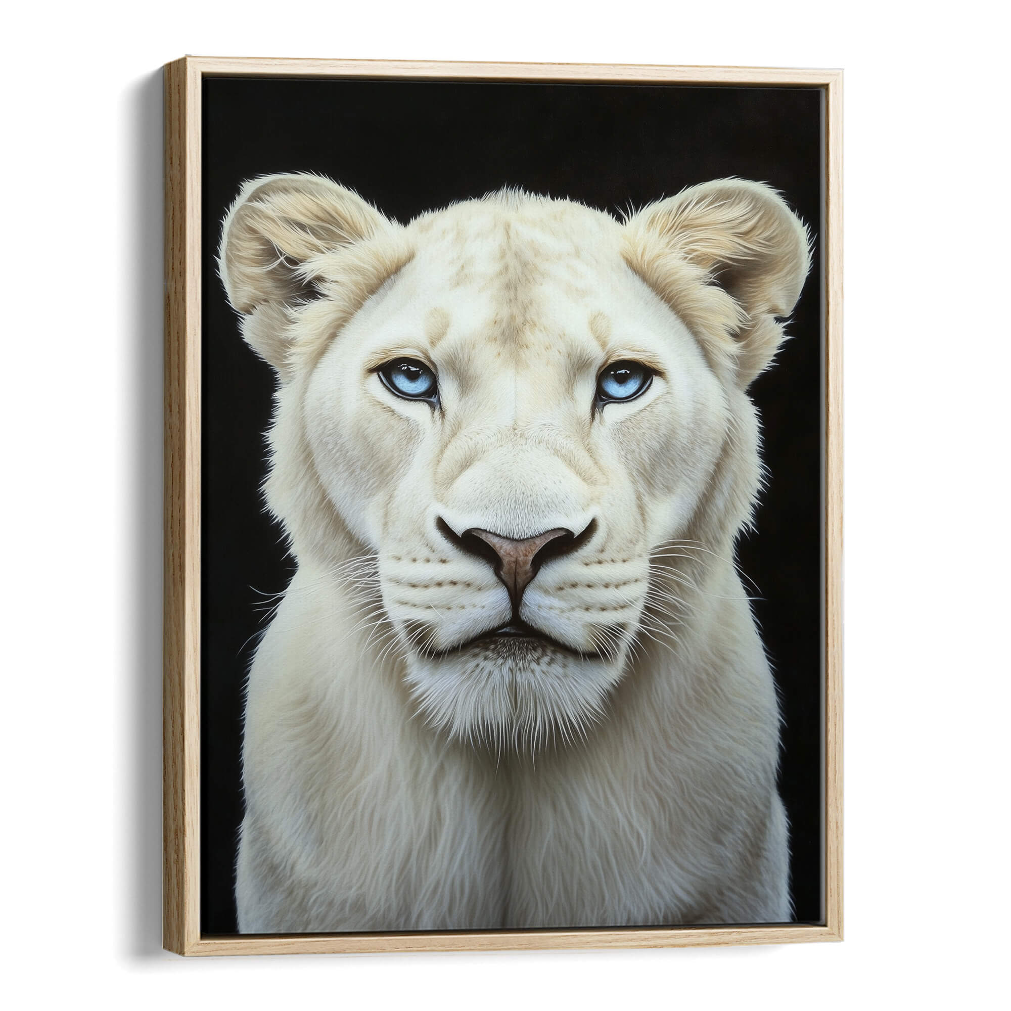 White Lioness Canvas Print Canvas Art Wildfrog Art