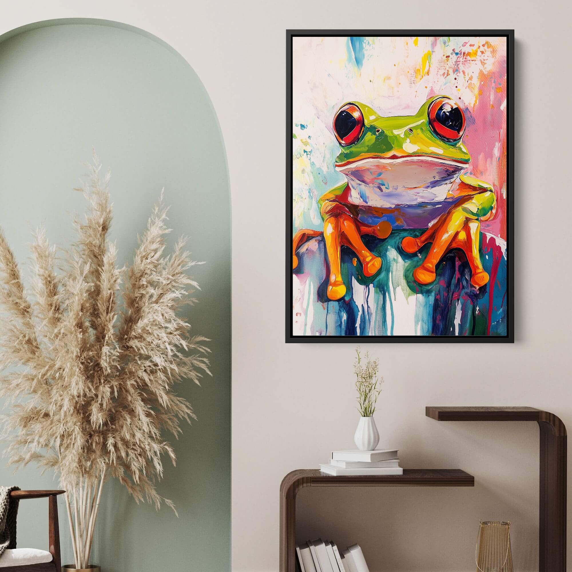 Wild Frog No3 Canvas Print Canvas Art Wildfrog Art