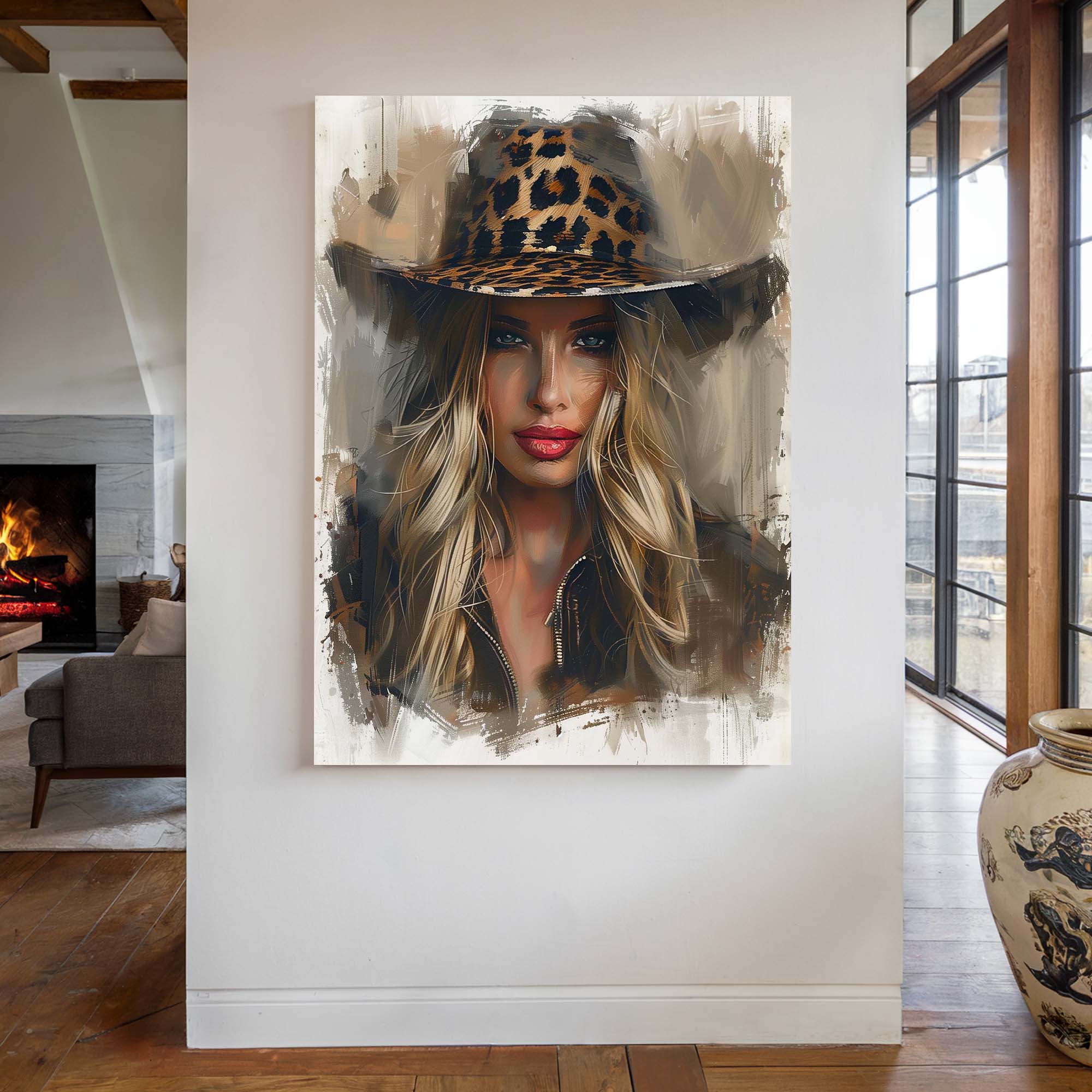 Wild Gaze Canvas Print